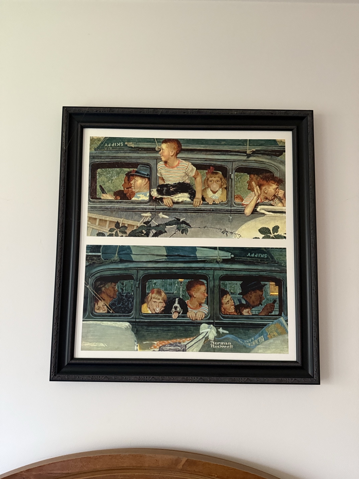 Norman Rockwell Two-Panel Framed Print: The Outings - image 4 of 6