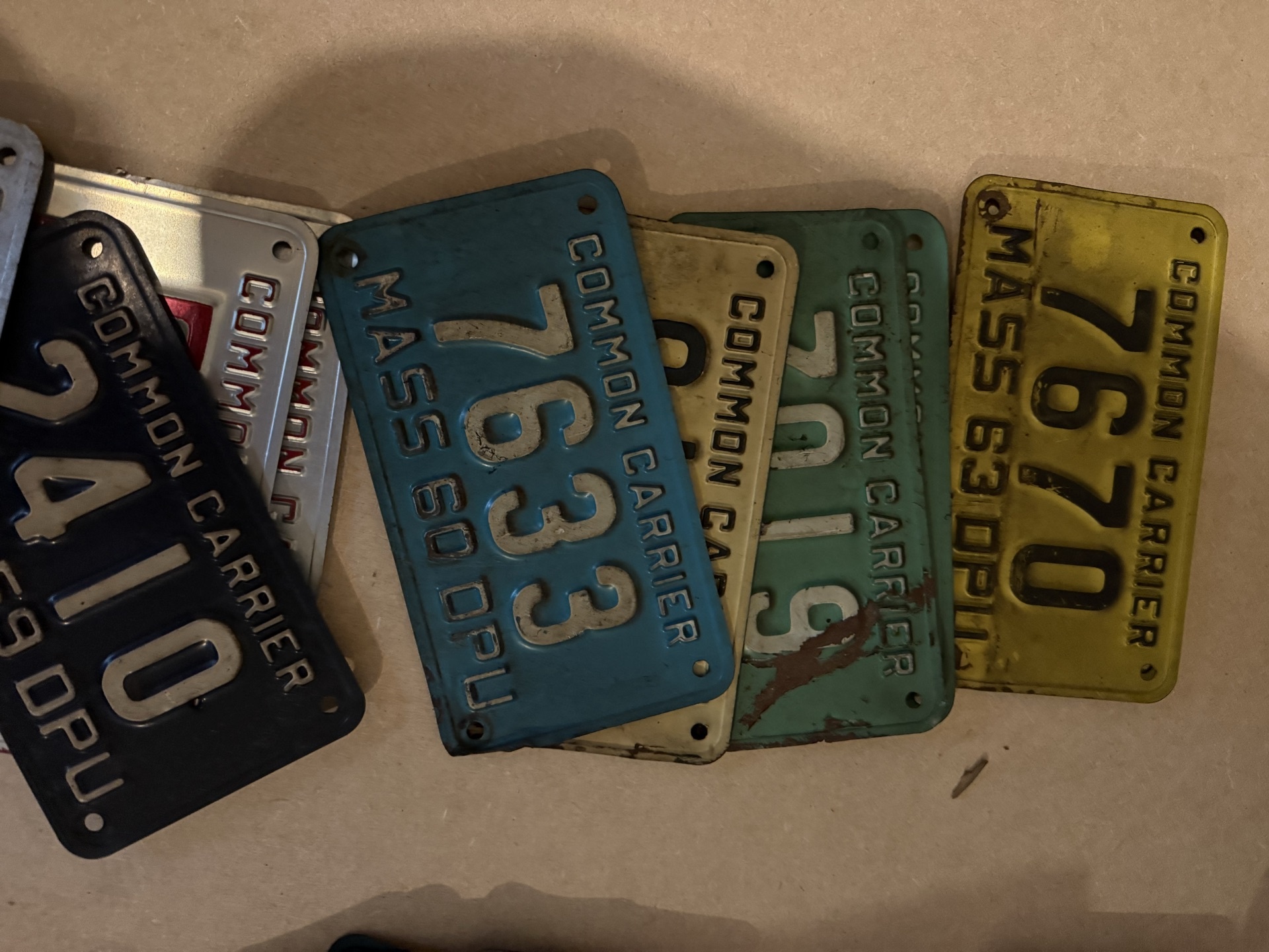 Vintage Common Carrier license plates collection - image 2 of 4