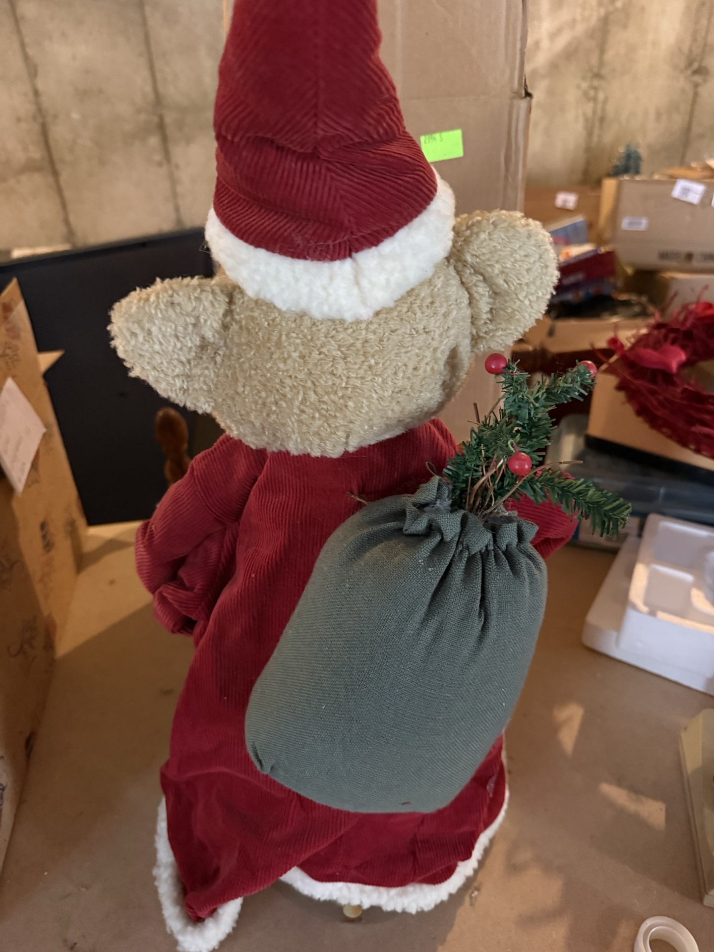 Christmas Bear Plush Decoration - image 2 of 3