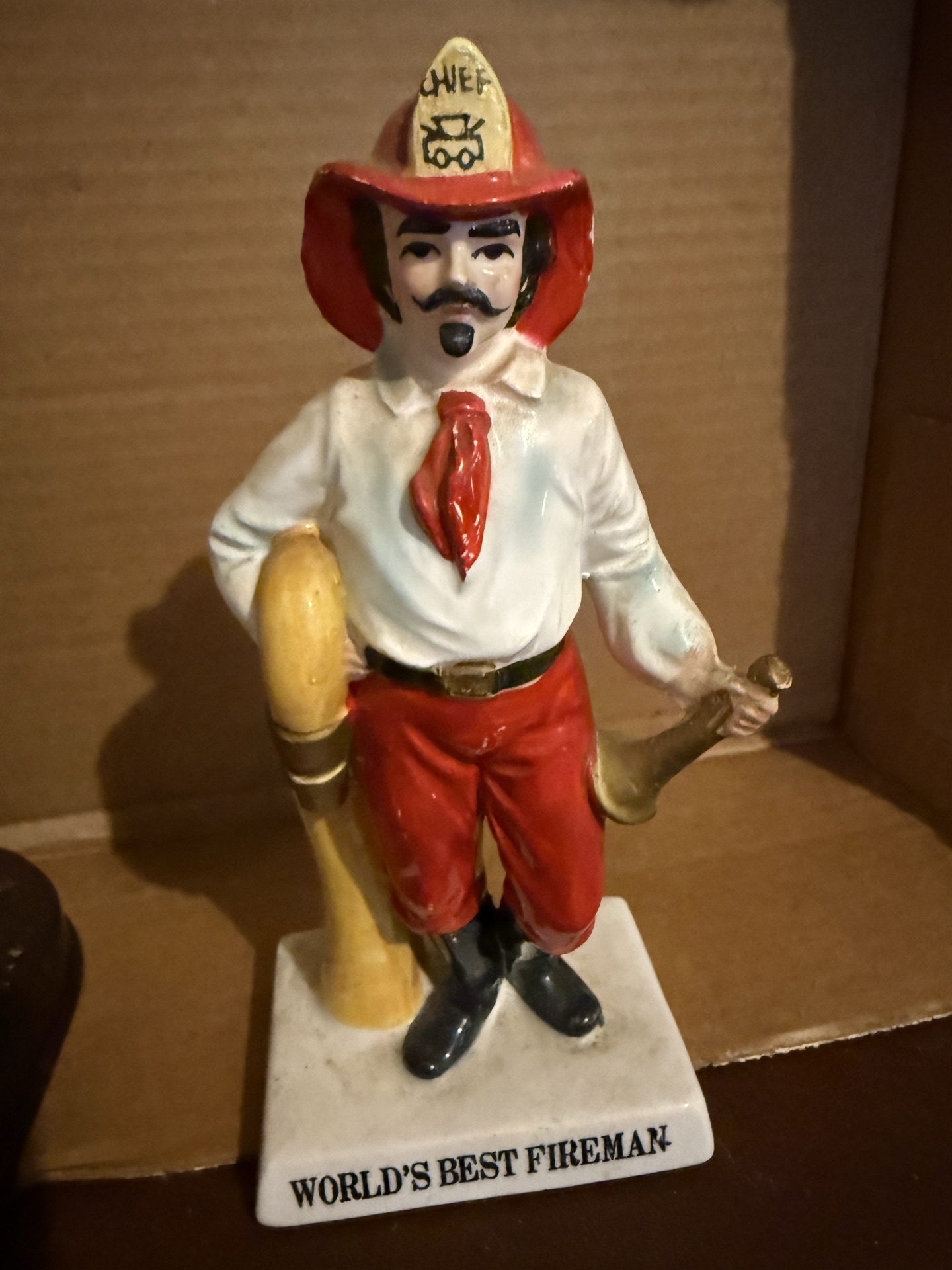 Firefighter figurines collection (Ashley Belle statue and World's Best Fireman figure) - image 4 of 6