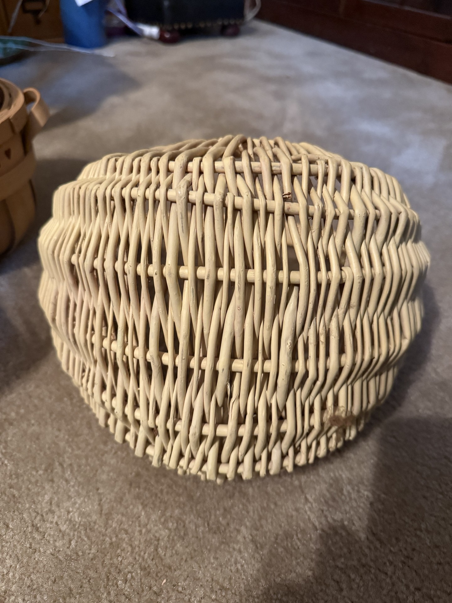 Assorted woven wicker baskets and containers - image 19 of 21