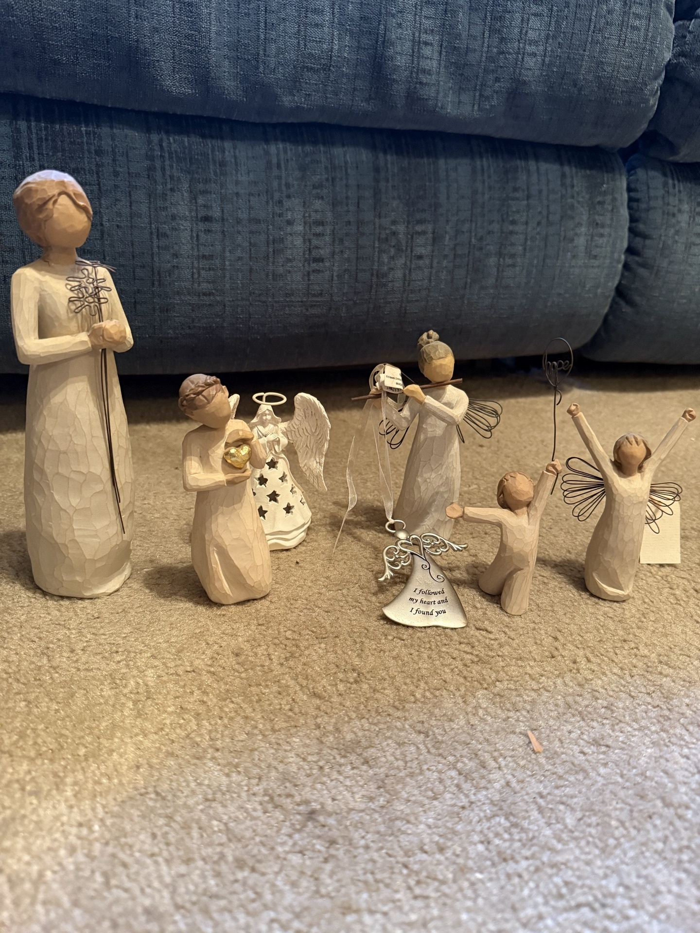 Willow Tree angel figurine and ornament set - image 1 of 5
