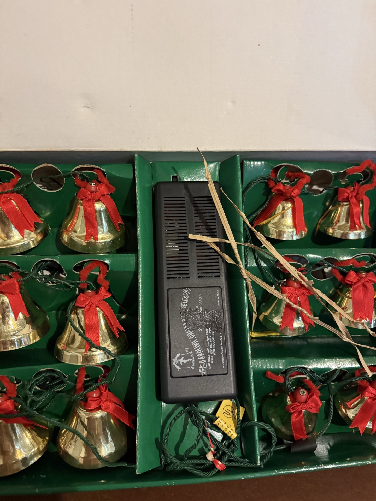 Caroling Christmas Bells decorative bell set with power unit - image 3 of 4