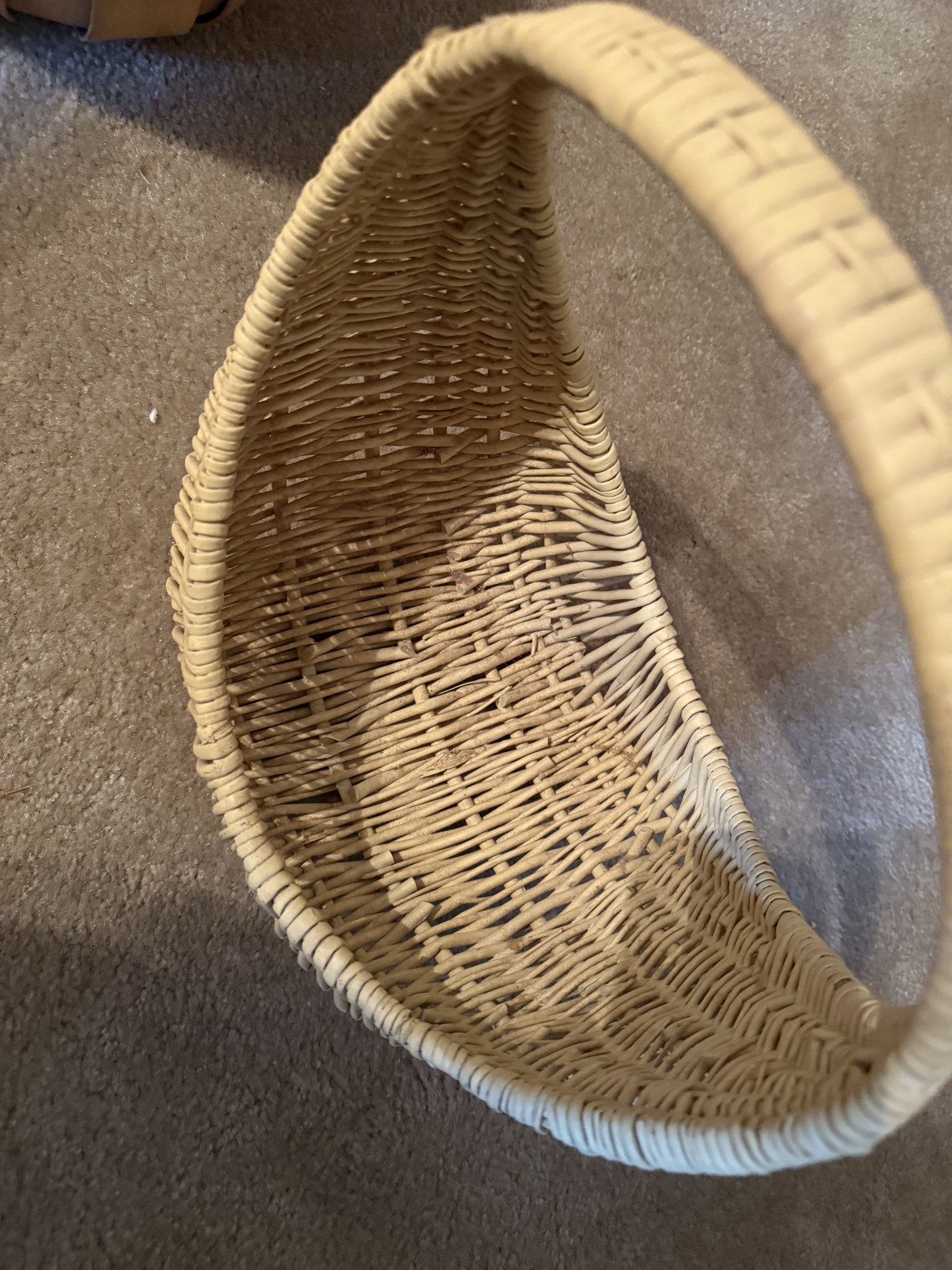 Assorted woven wicker baskets and containers - image 17 of 21