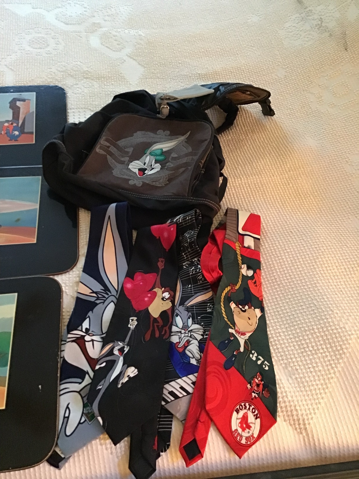 Looney Tunes Collectibles: display panels, neckties, and a backpack - image 2 of 3