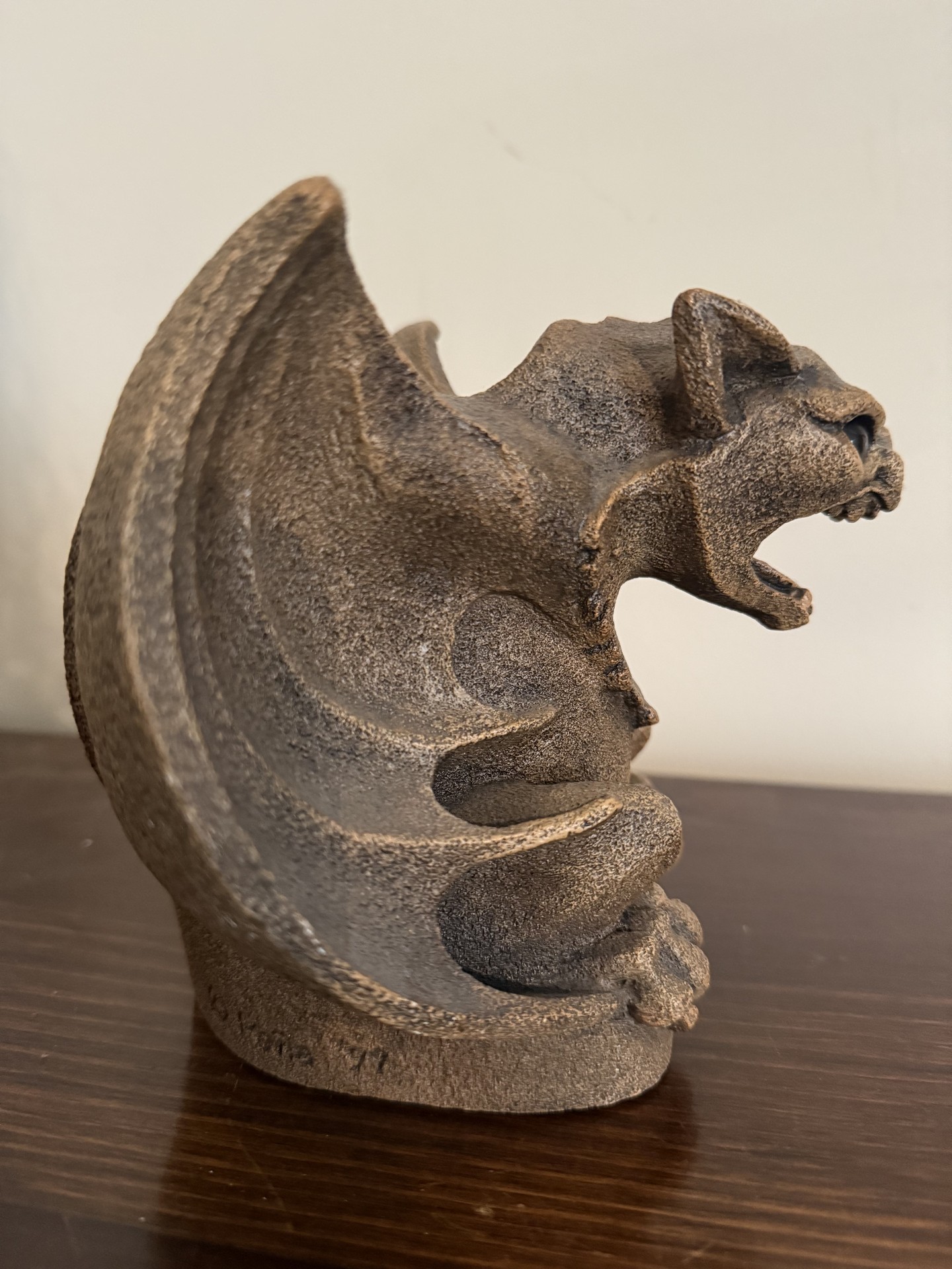 Windstone Editions dragon sculpture with tealight cavity - image 3 of 16