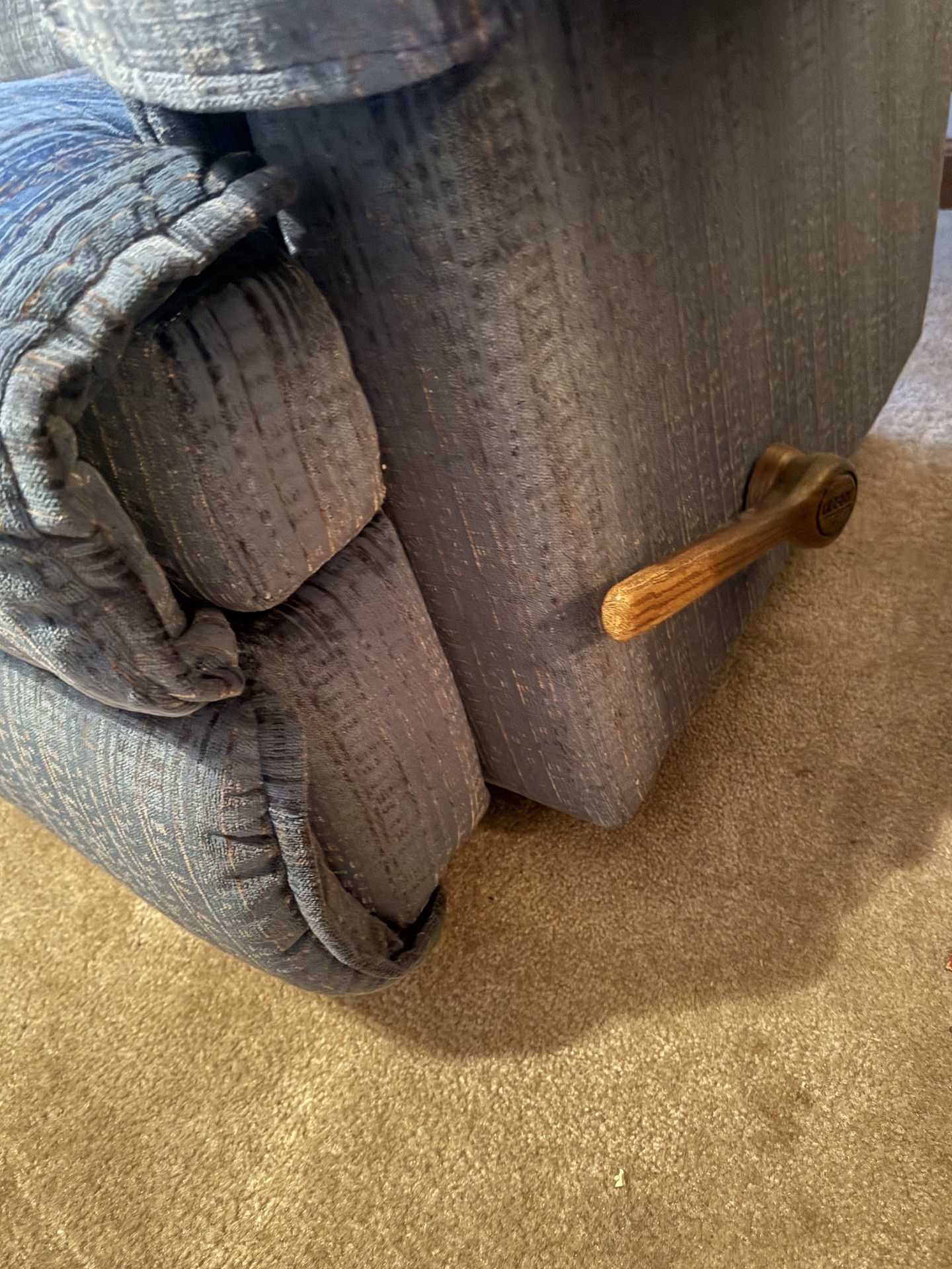 Blue reclining furniture set (2-piece) - image 2 of 7