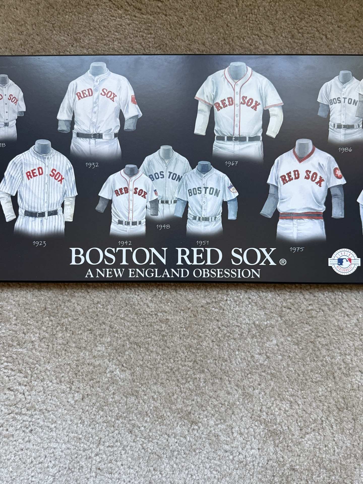 Boston Red Sox Jersey Wall Art  - image 2 of 4