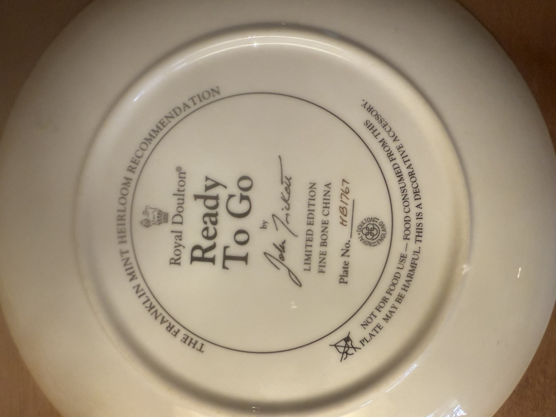 Set of four round decorative plates featuring black Labrador retrievers - image 8 of 9