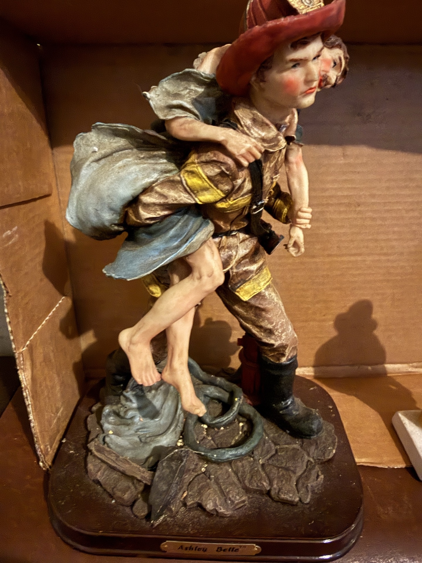 Firefighter figurines collection (Ashley Belle statue and World's Best Fireman figure) - image 2 of 6