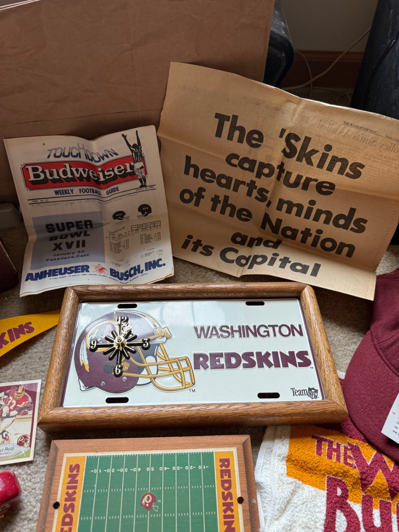 Washington Redskins NFL Memorabilia Collection - image 3 of 10