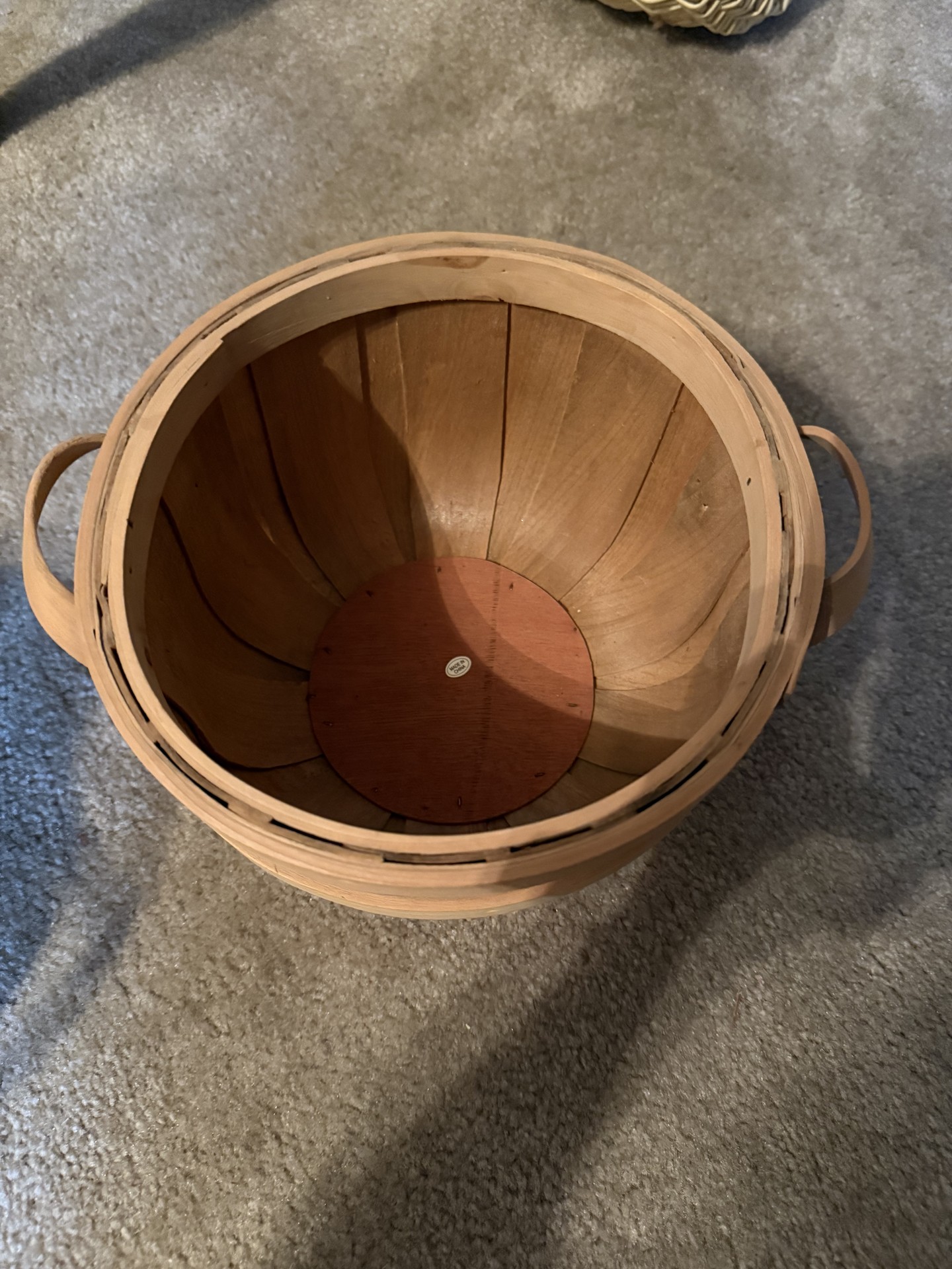 Assorted woven wicker baskets and containers - image 14 of 21