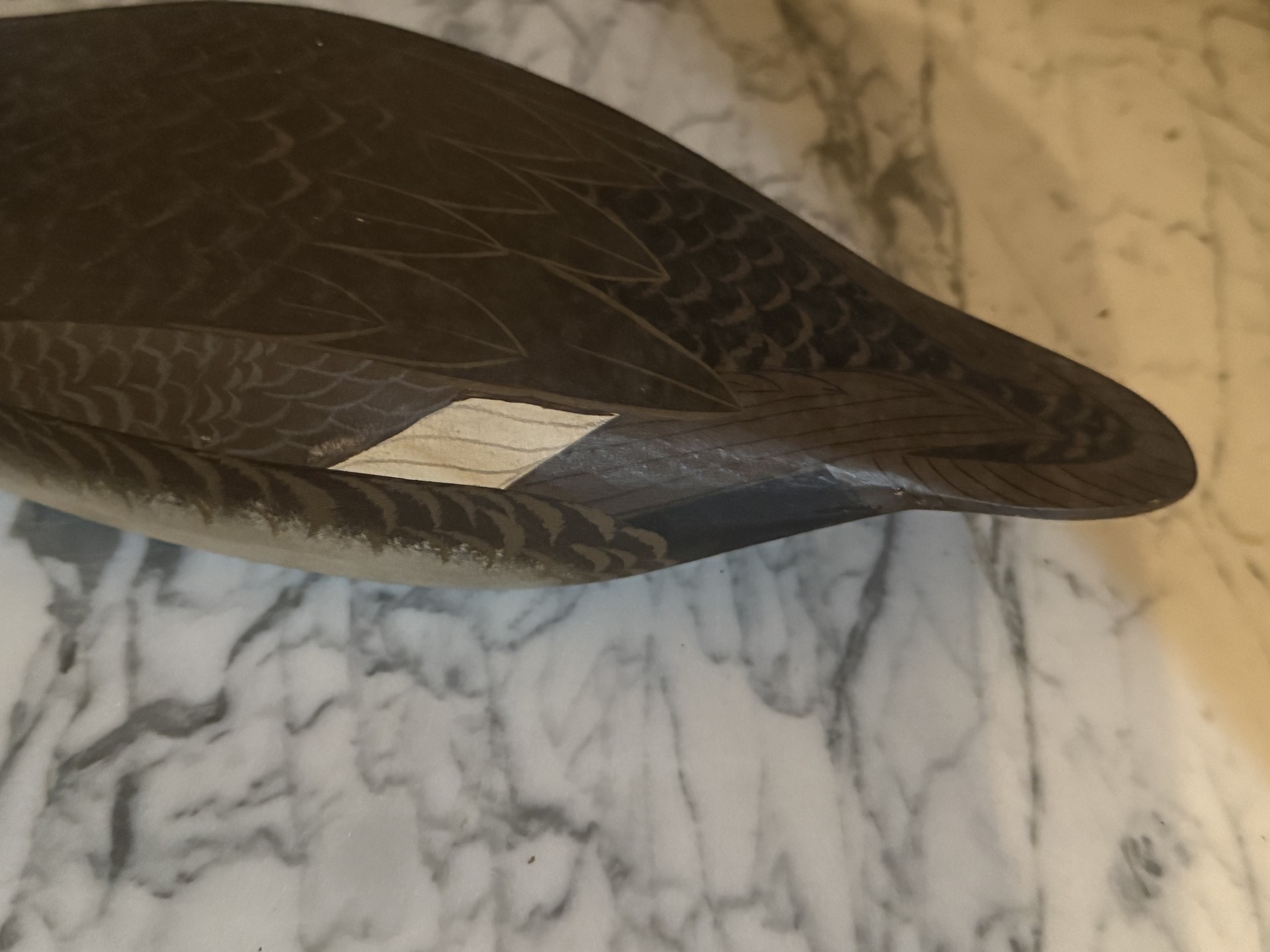 Duck-themed decorative collection with carved decoys, metal bank, and framed art - image 8 of 20