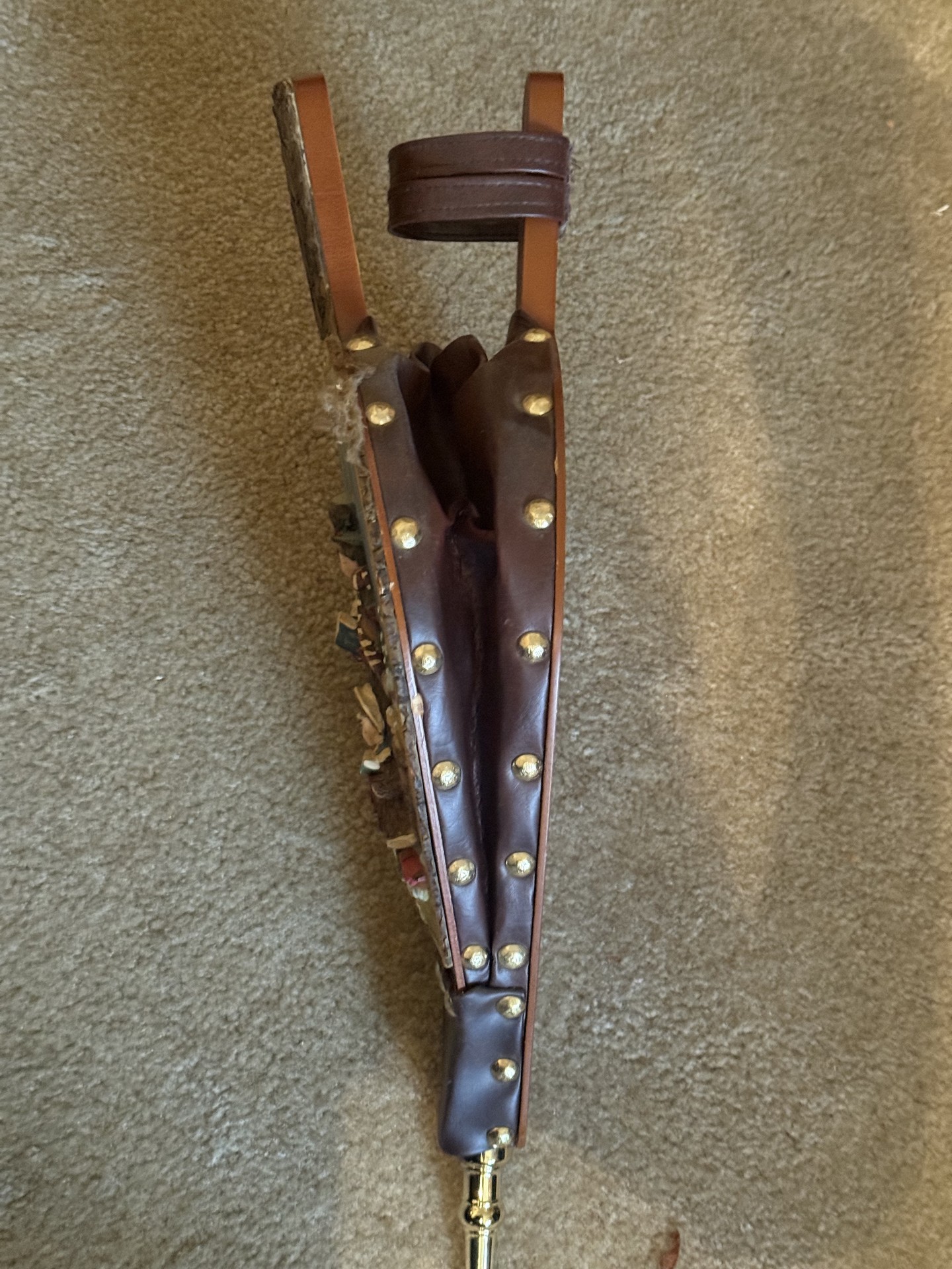 Birch log bundle with fireplace tools and vintage decorations - image 5 of 13