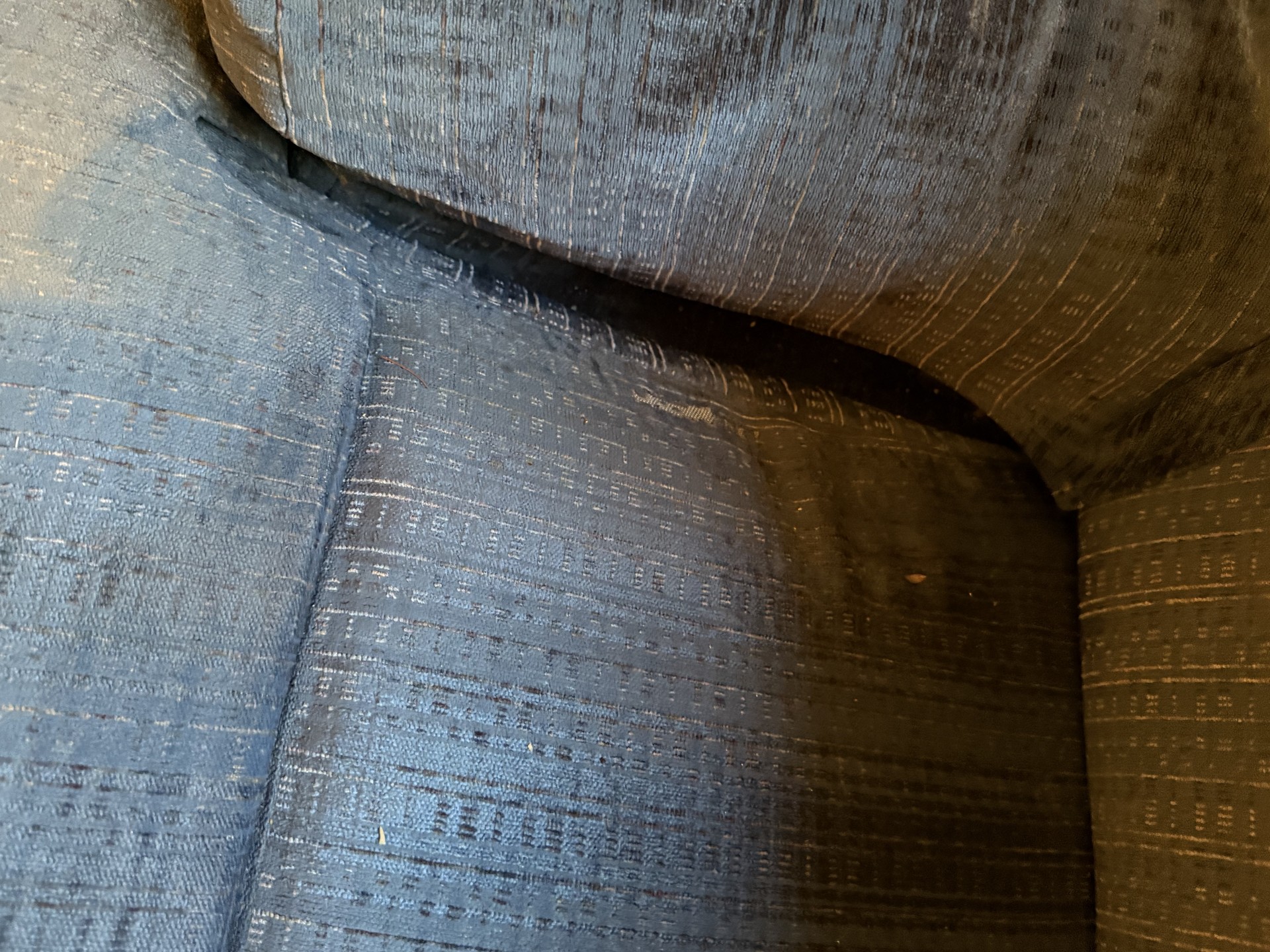 Blue reclining furniture set (2-piece) - image 3 of 7