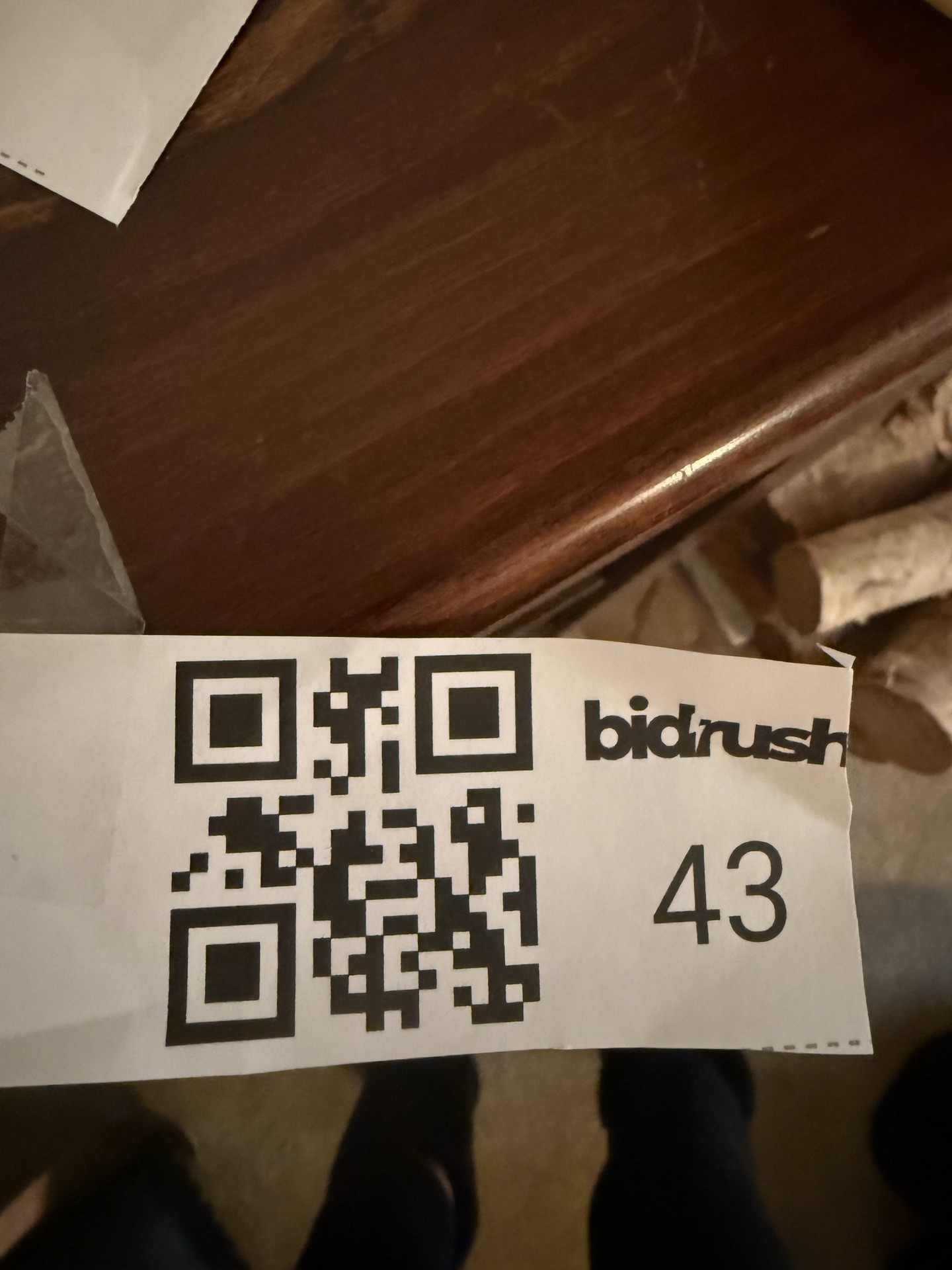 Pair of rustic wooden end tables - image 8 of 8