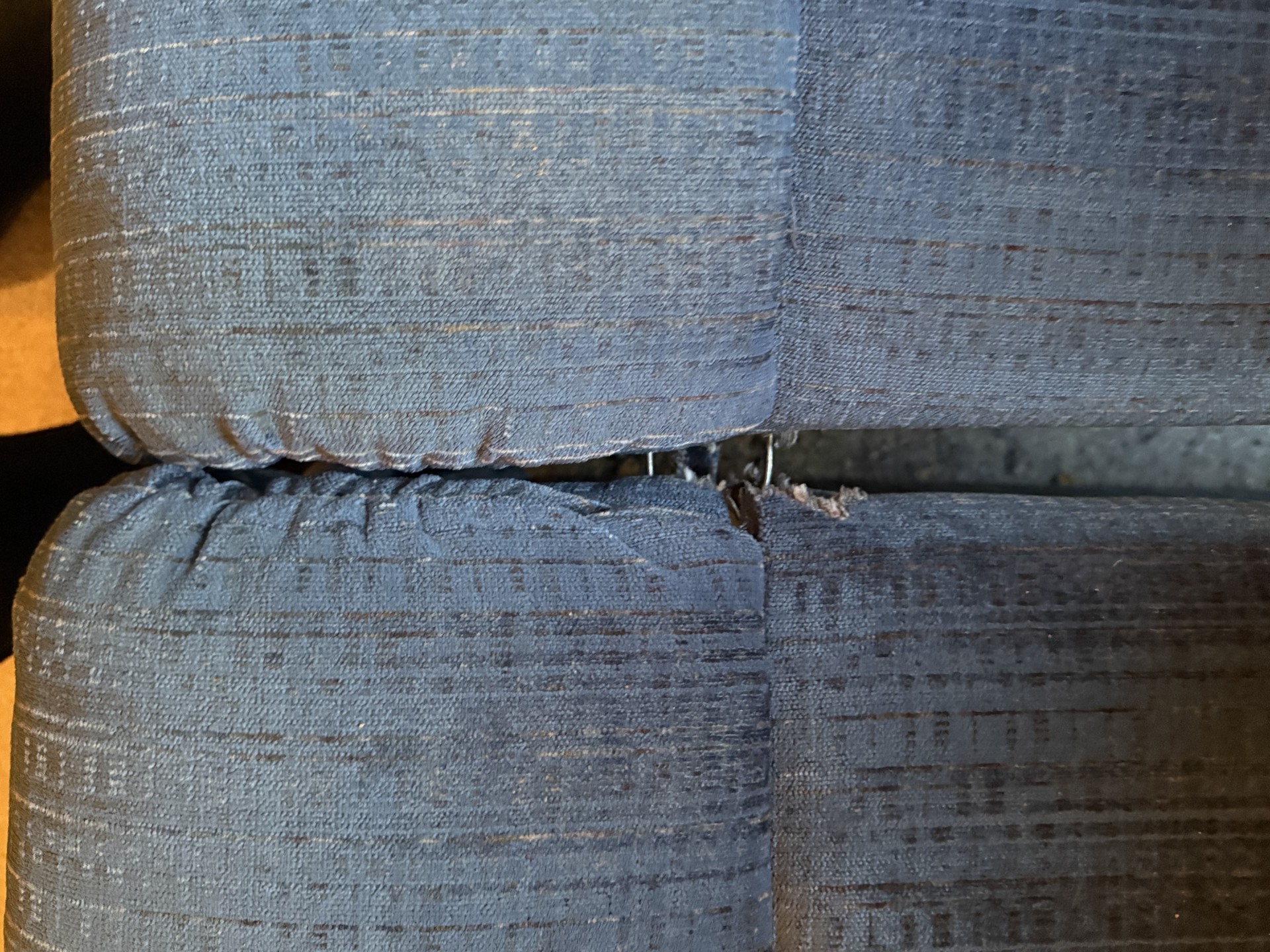 Blue reclining furniture set (2-piece) - image 4 of 7