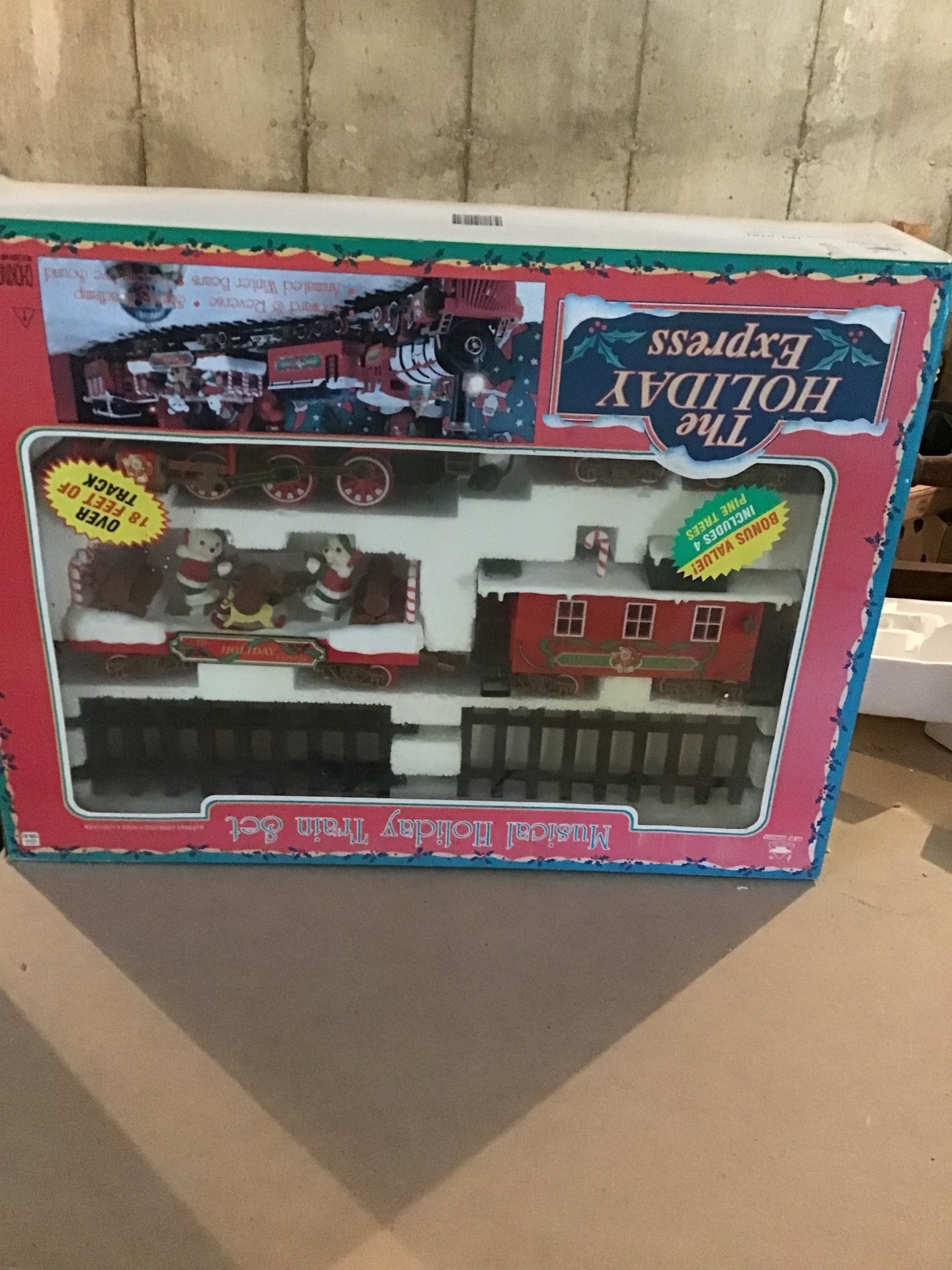 Musical Holiday Train Set in Box - image 1 of 2