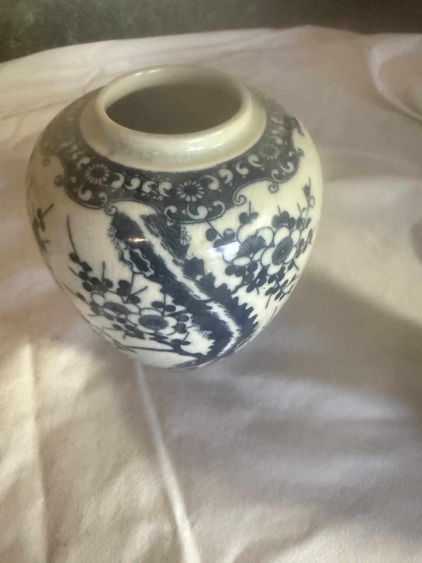 Folk Craft Sponge Nantucket & Otagiri Blue and White Porcelain Tea Set with Accessories - image 8 of 10