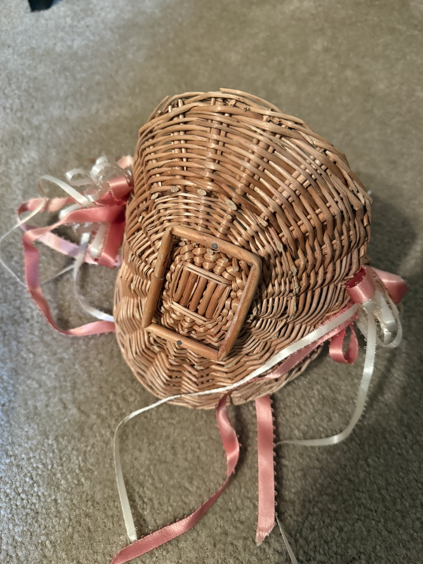 Assorted woven wicker baskets and containers - image 9 of 21