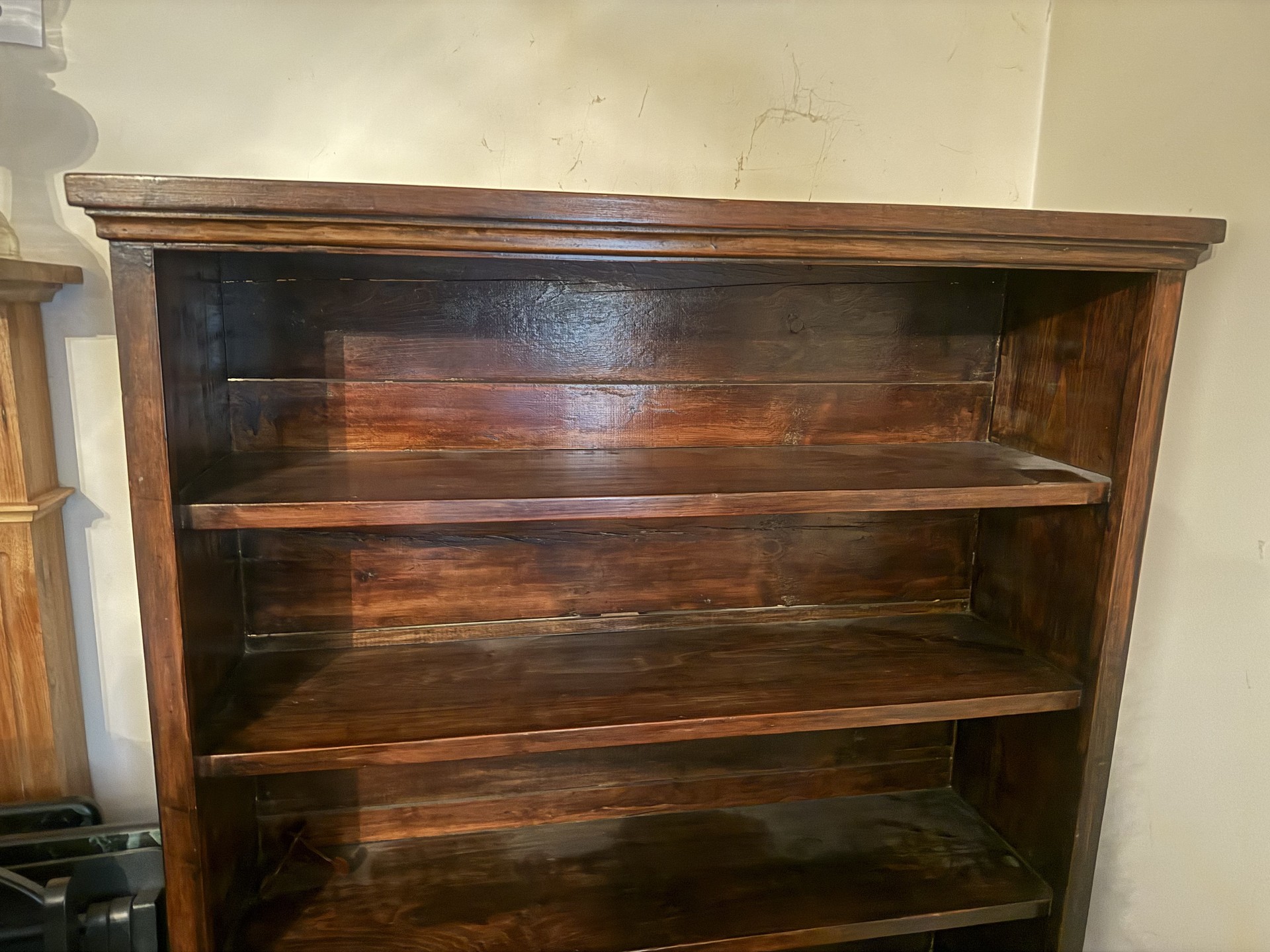 Dark Finish Wooden Bookcase with Five Shelves - image 4 of 6