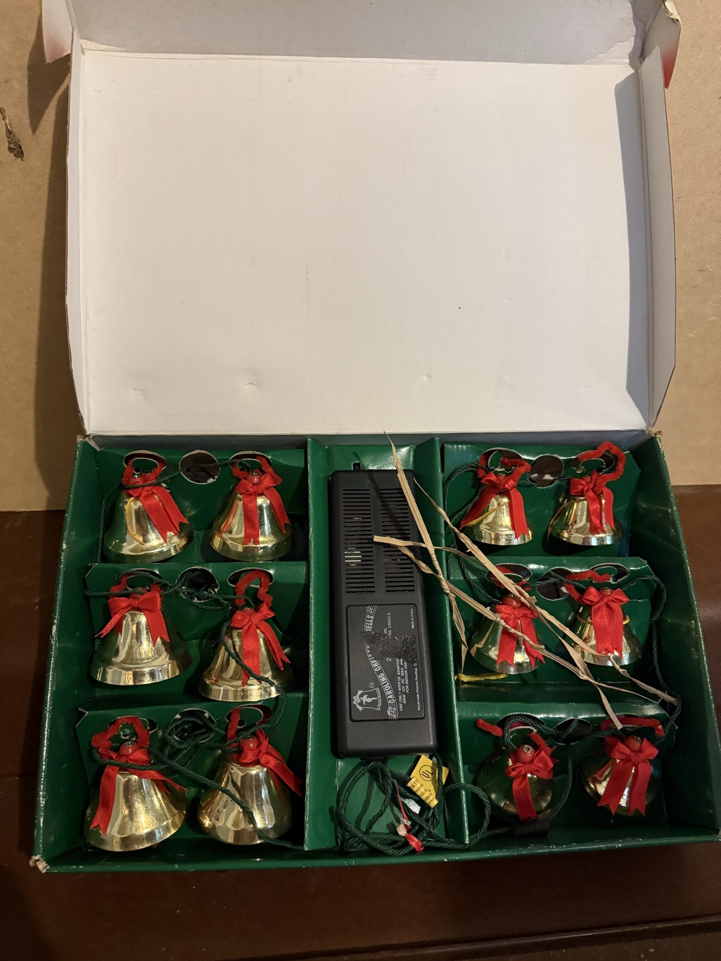 Caroling Christmas Bells decorative bell set with power unit - image 2 of 4
