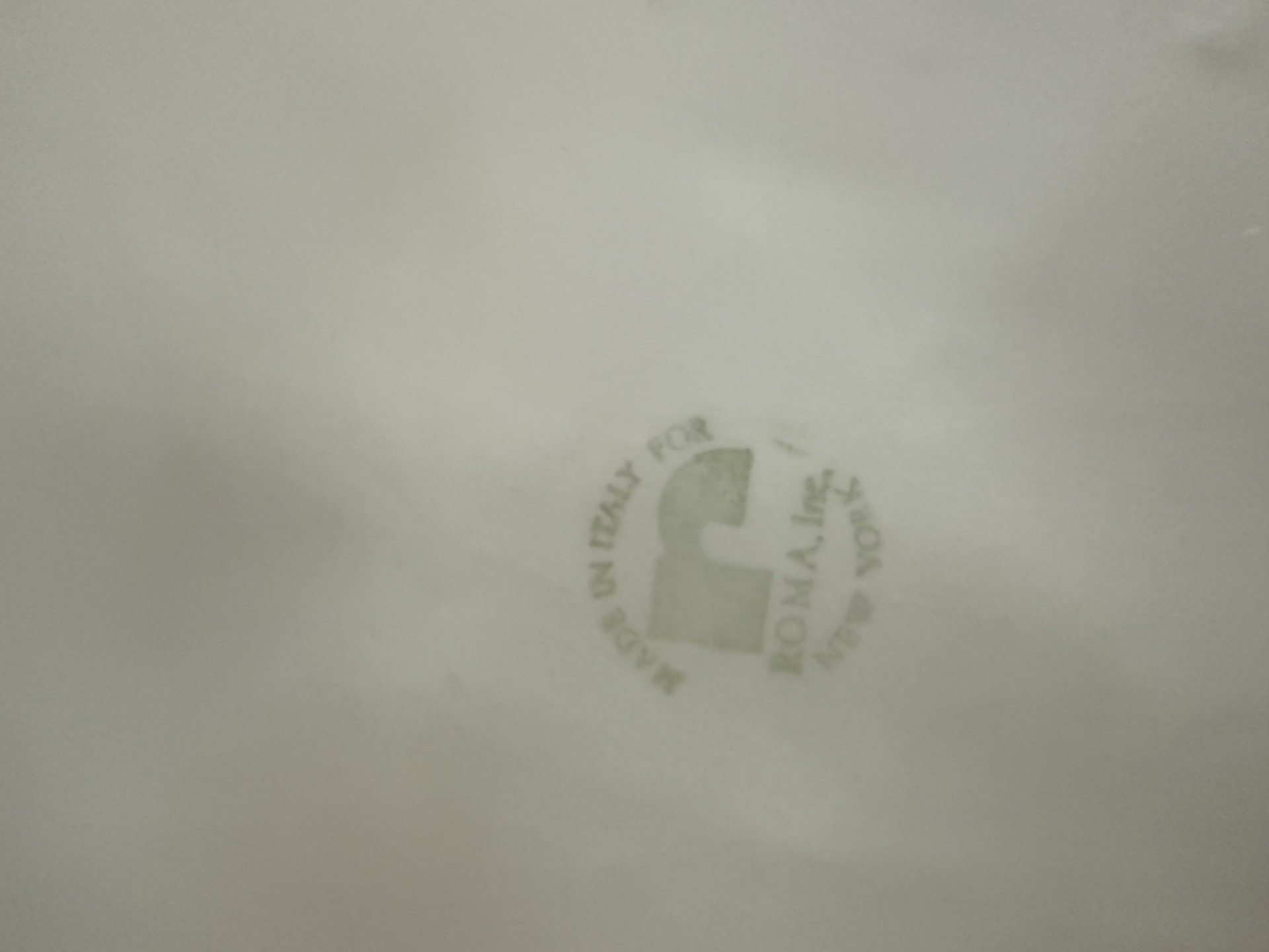 Roma Bowl Vintage blue speckled ceramic bowl and matching platter - image 4 of 9