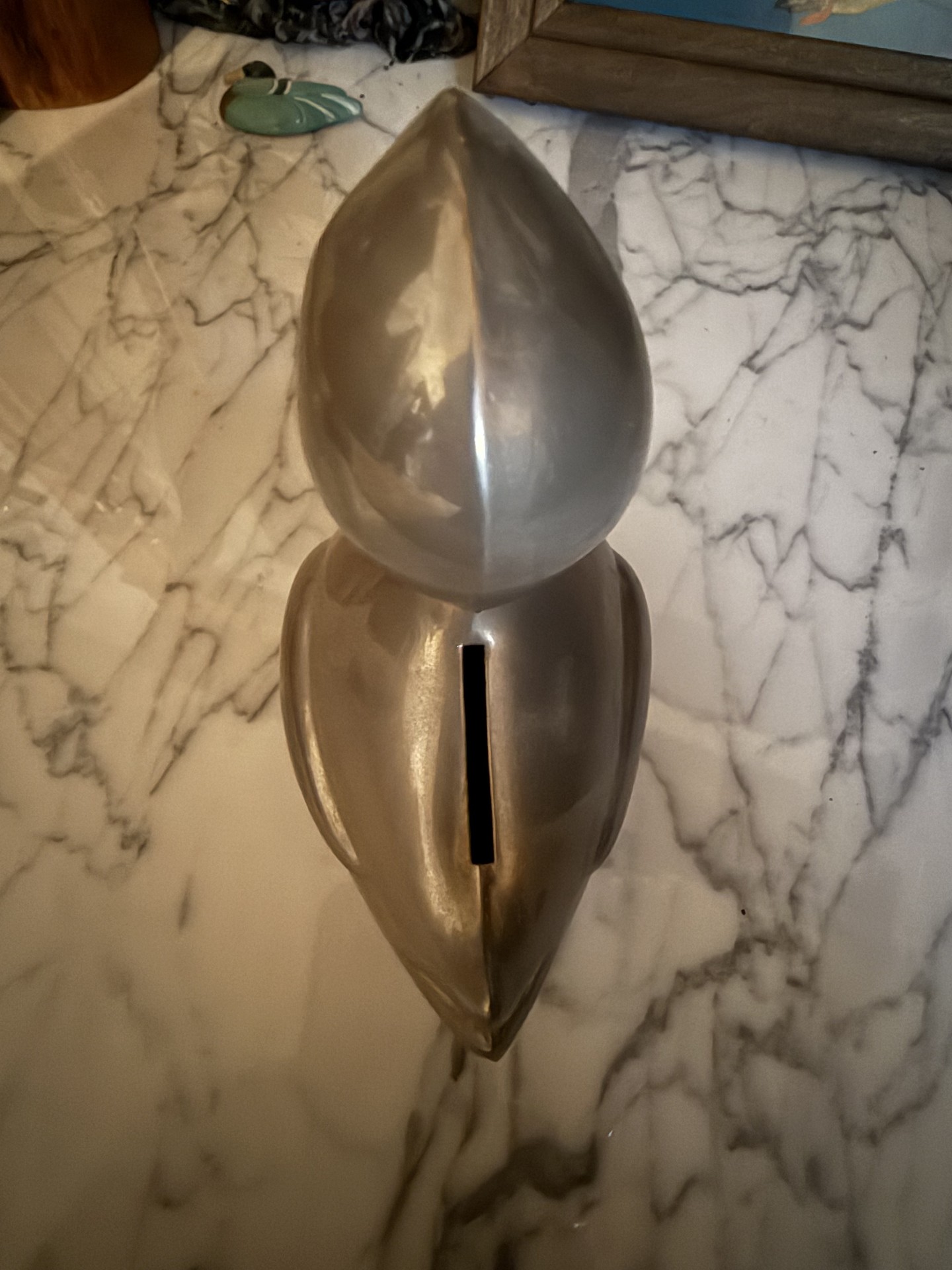 Duck-themed decorative collection with carved decoys, metal bank, and framed art - image 14 of 20