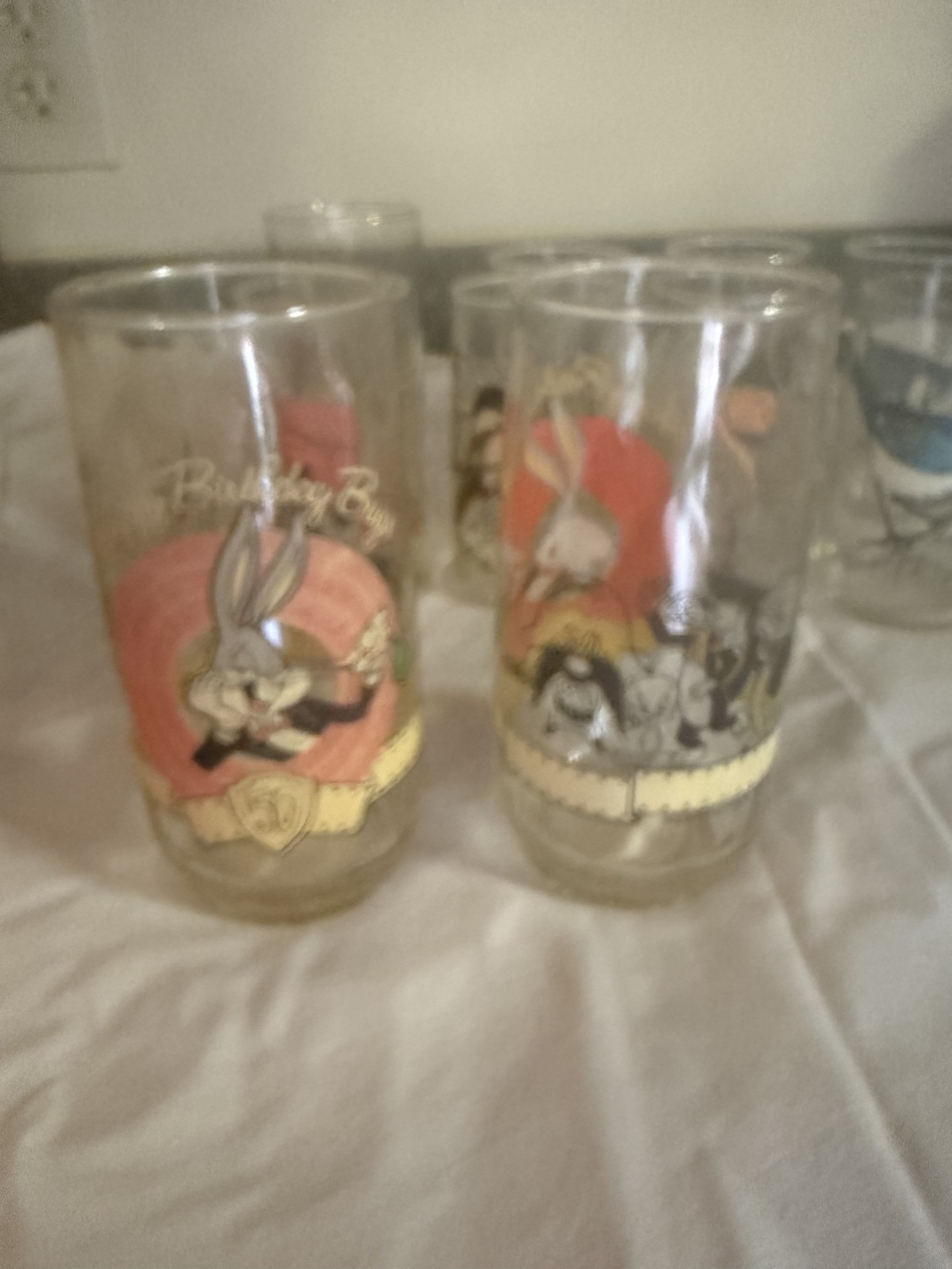 Sixteen vintage glass beer mugs with animal designs and Bud Light branding - image 6 of 9
