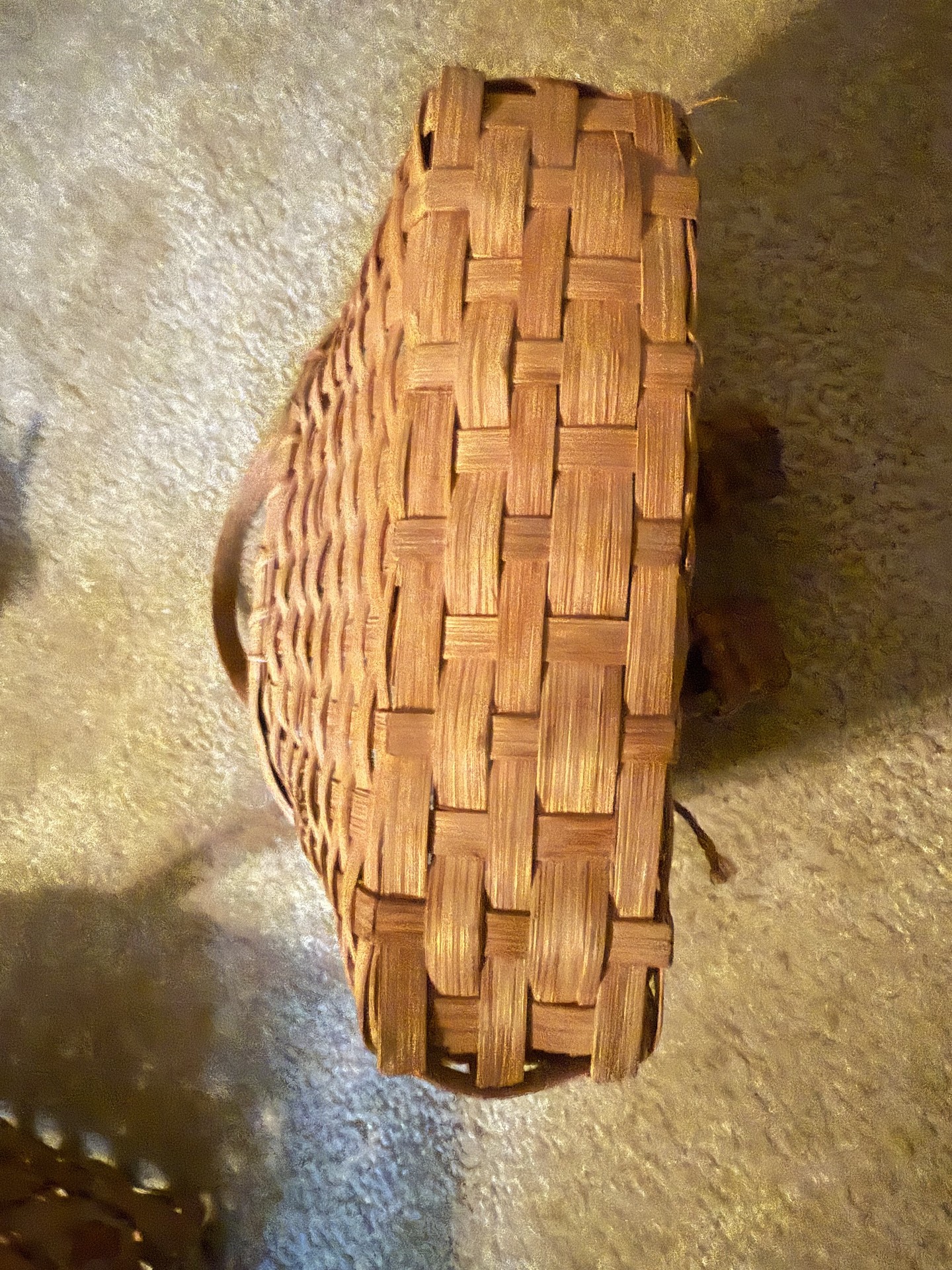 Assorted woven wicker baskets and containers - image 6 of 21
