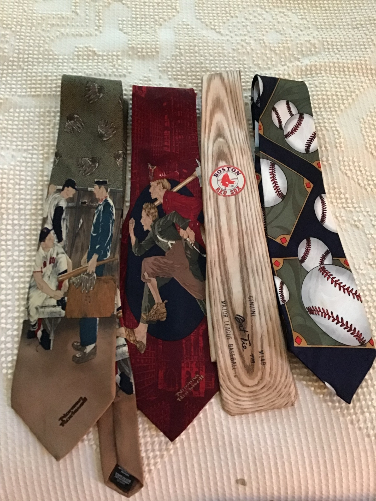 Five baseball-themed neckties - image 1 of 2
