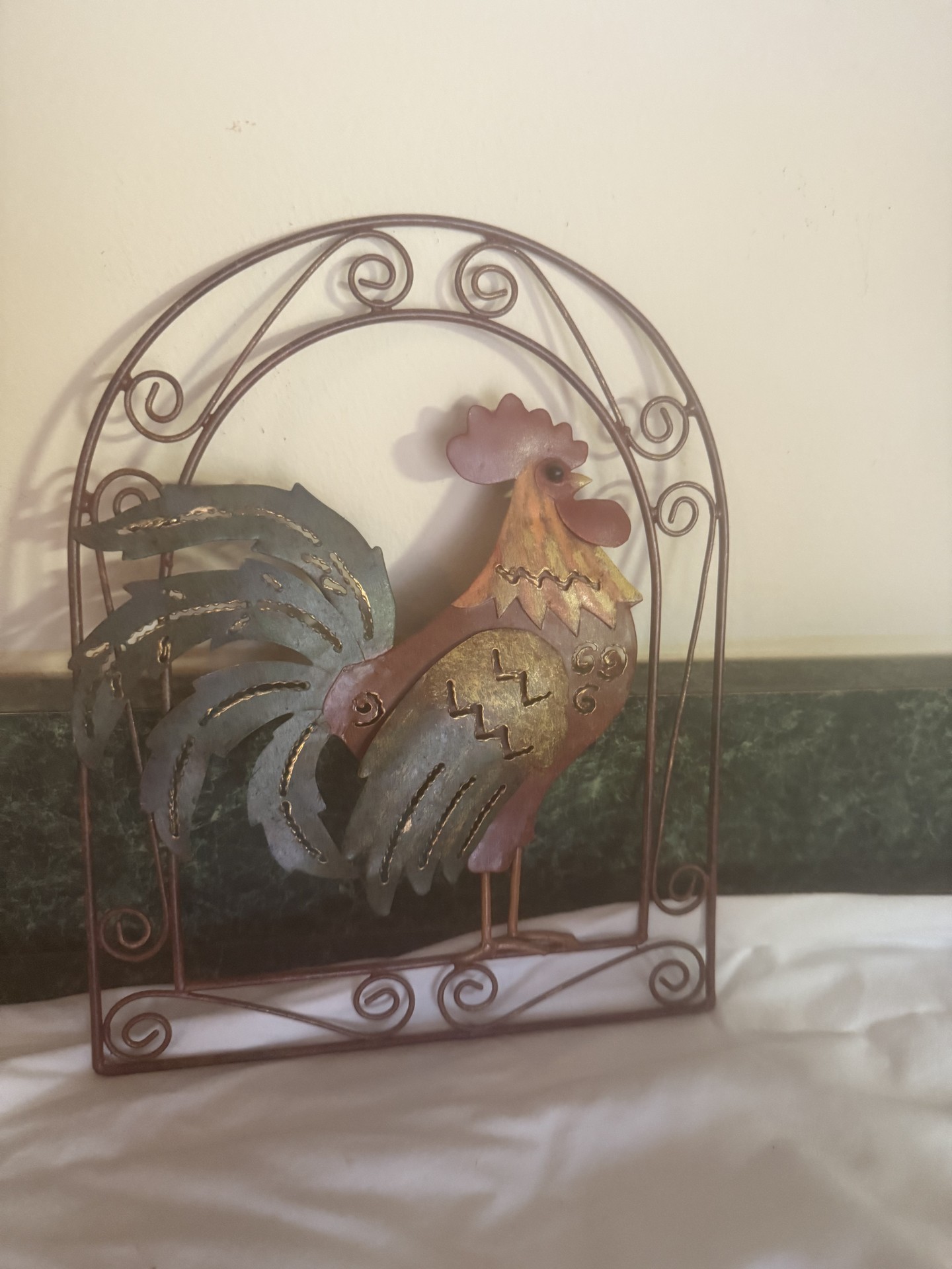 Rooster-Themed Metal Decor Set - image 8 of 9