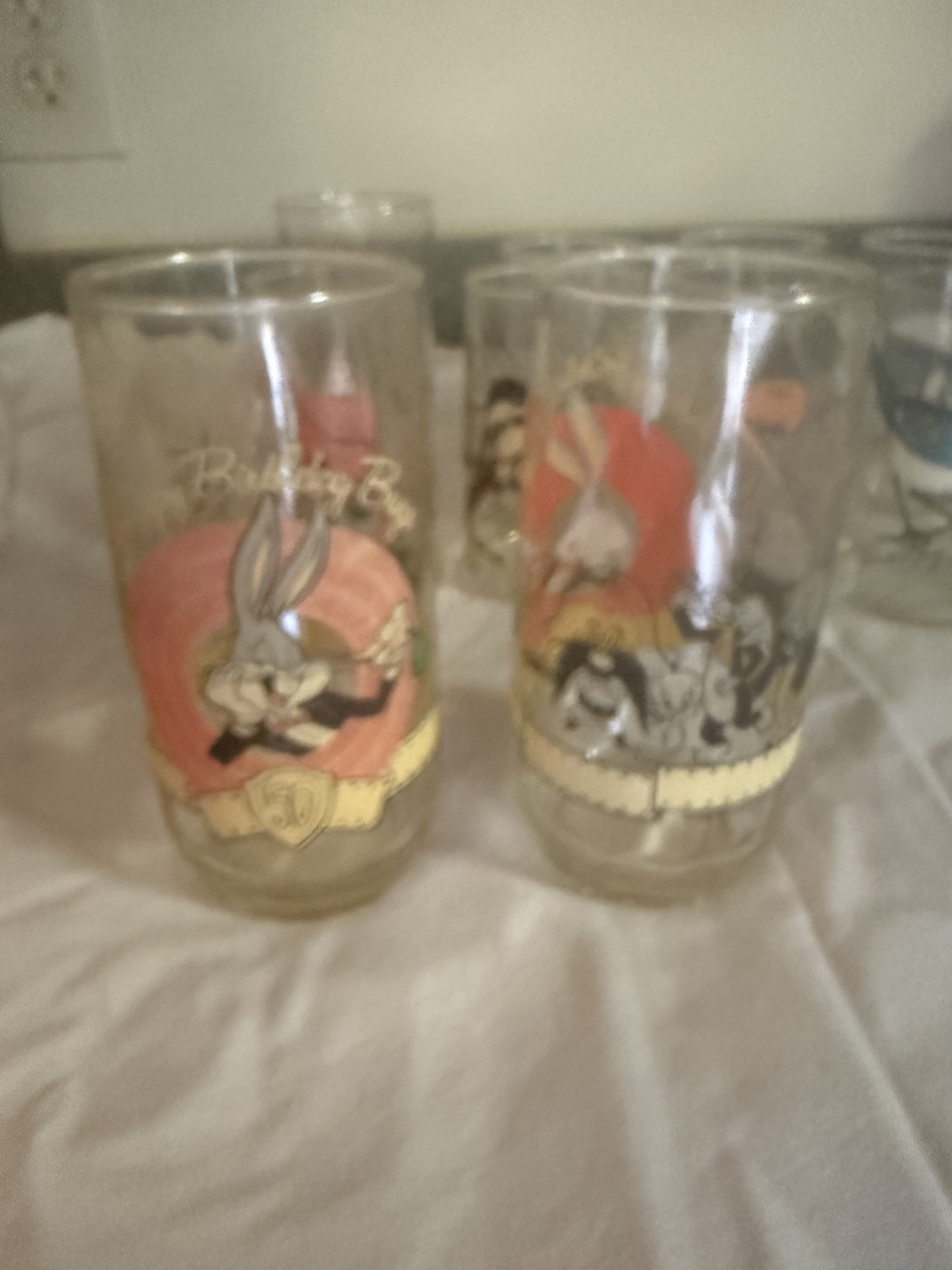 Sixteen vintage glass beer mugs with animal designs and Bud Light branding - image 5 of 9
