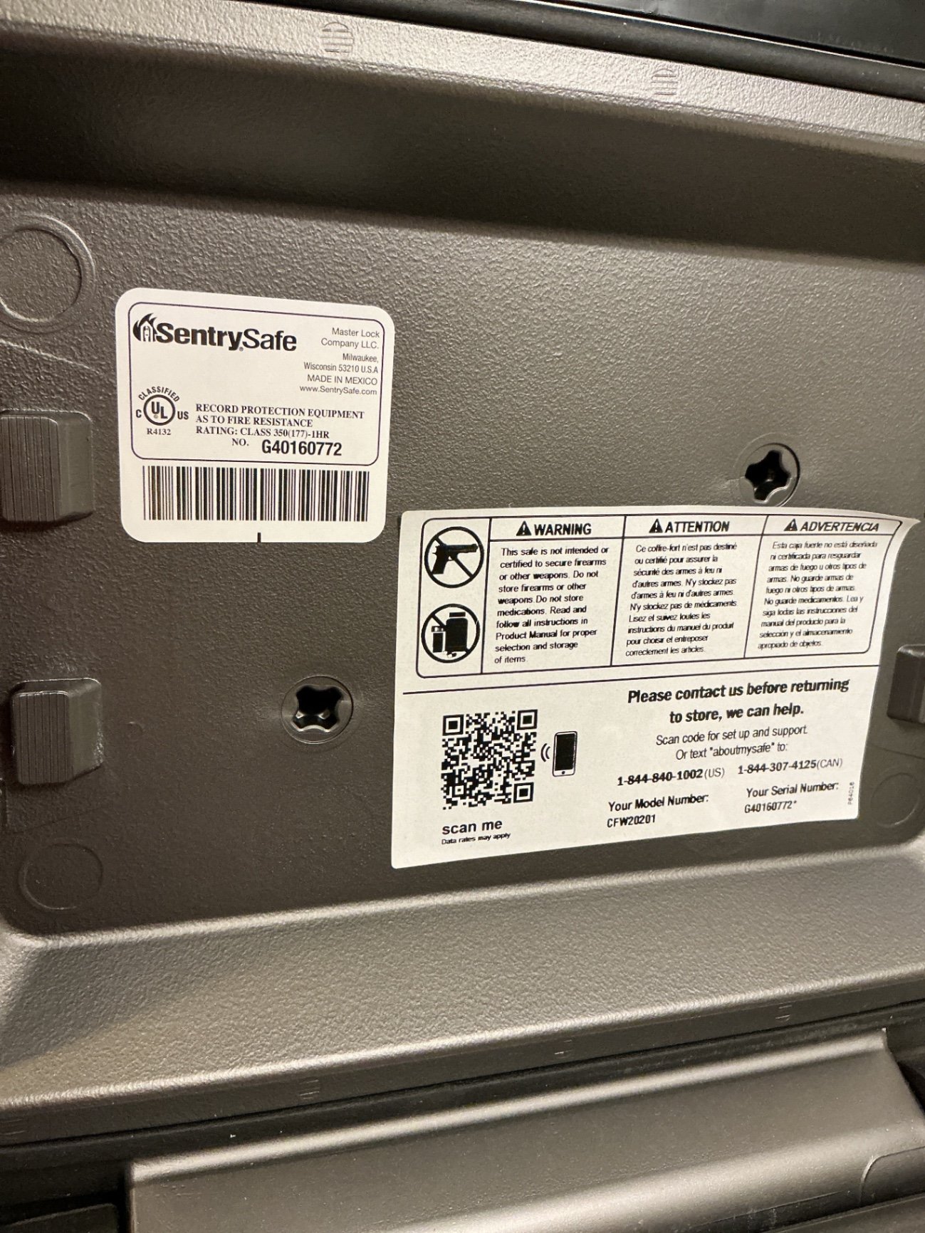 SentrySafe portable security safe  - image 3 of 3