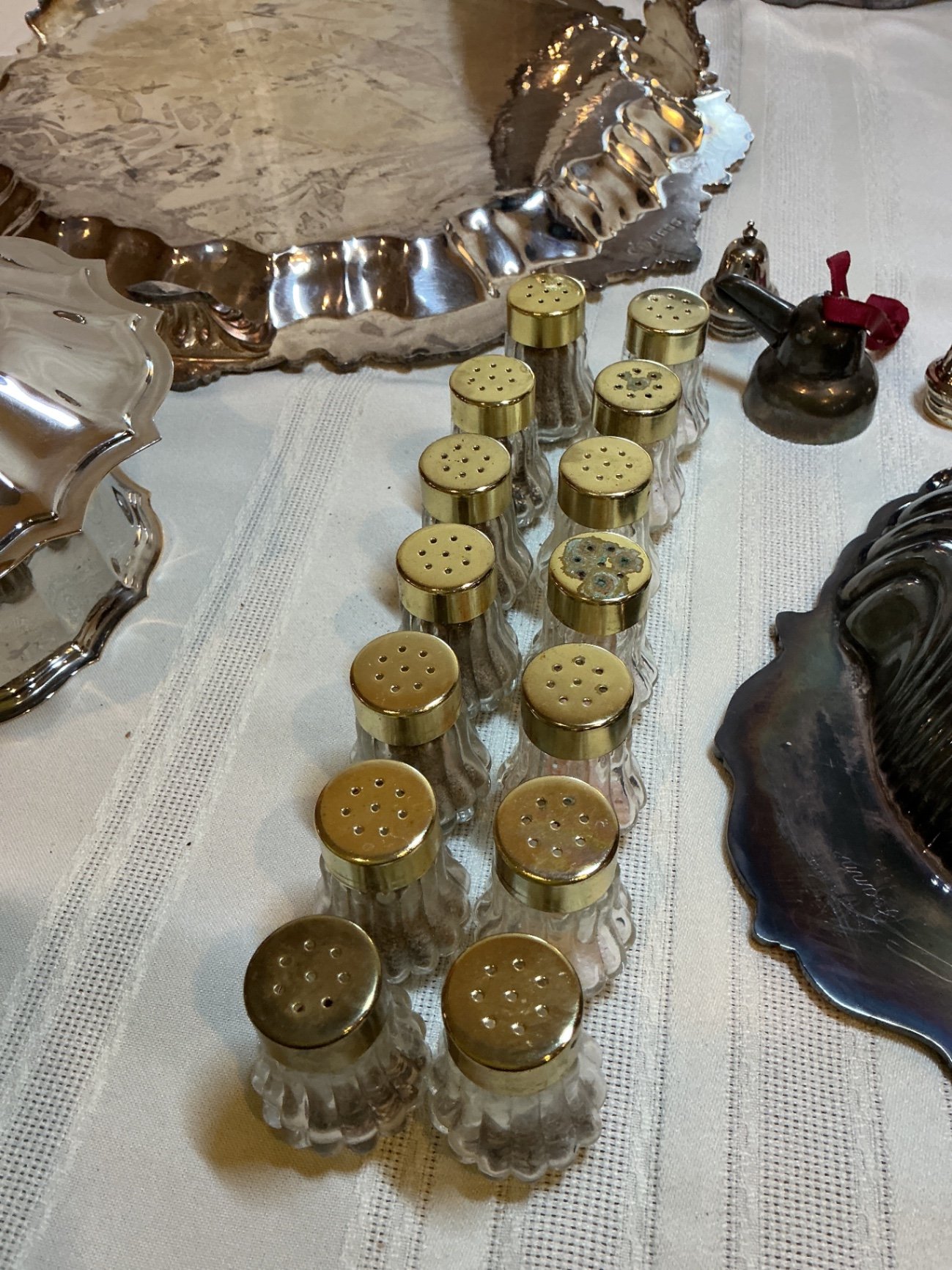 Silver Plate Serving dishes and bowls set - image 2 of 8