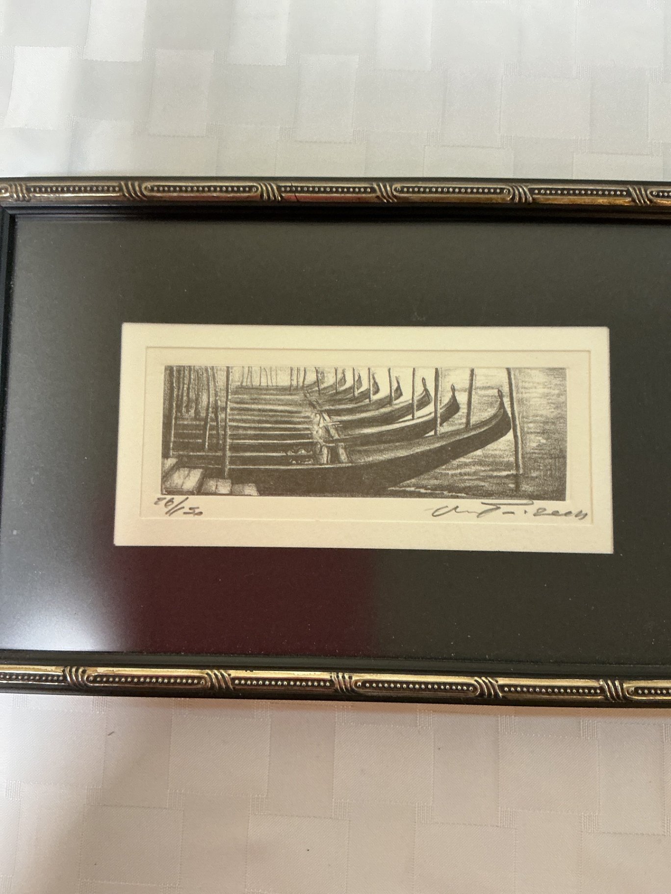 Framed print map of Venice and Original Artwork of Venice - image 7 of 12