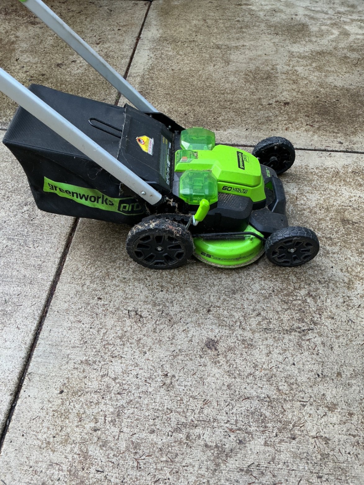 Greenworks Pro 60V Self-Propelled Lawn Mower with Dual Batteries and Charger - image 8 of 8