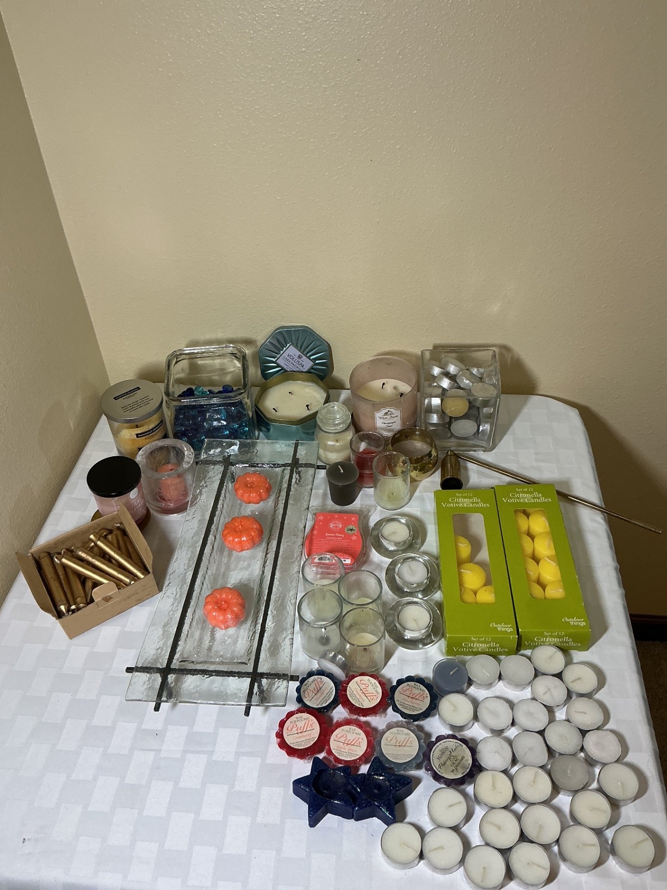 Assorted Candles and Candle Accessories - image 1 of 7