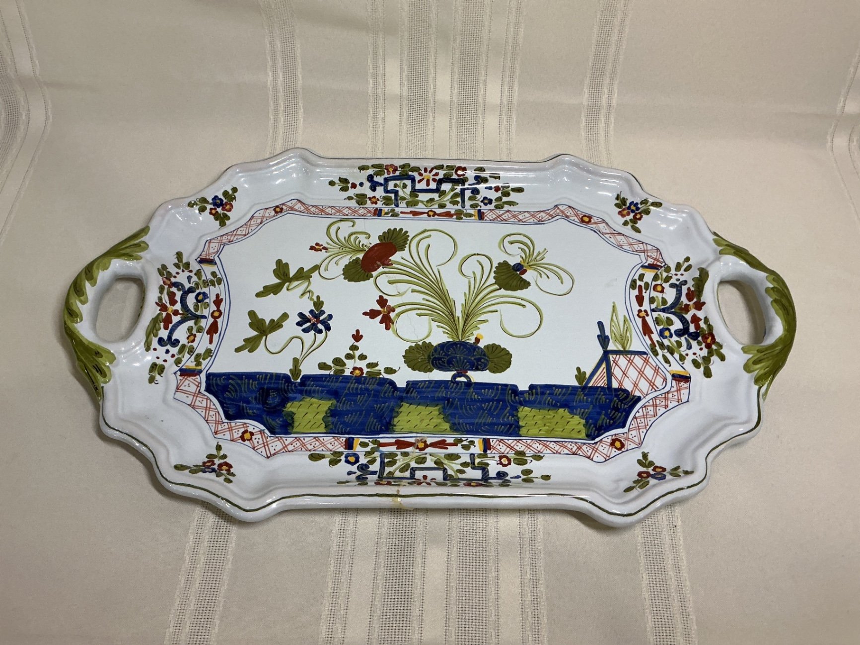 Italian hand-painted ceramic platers. - image 2 of 5