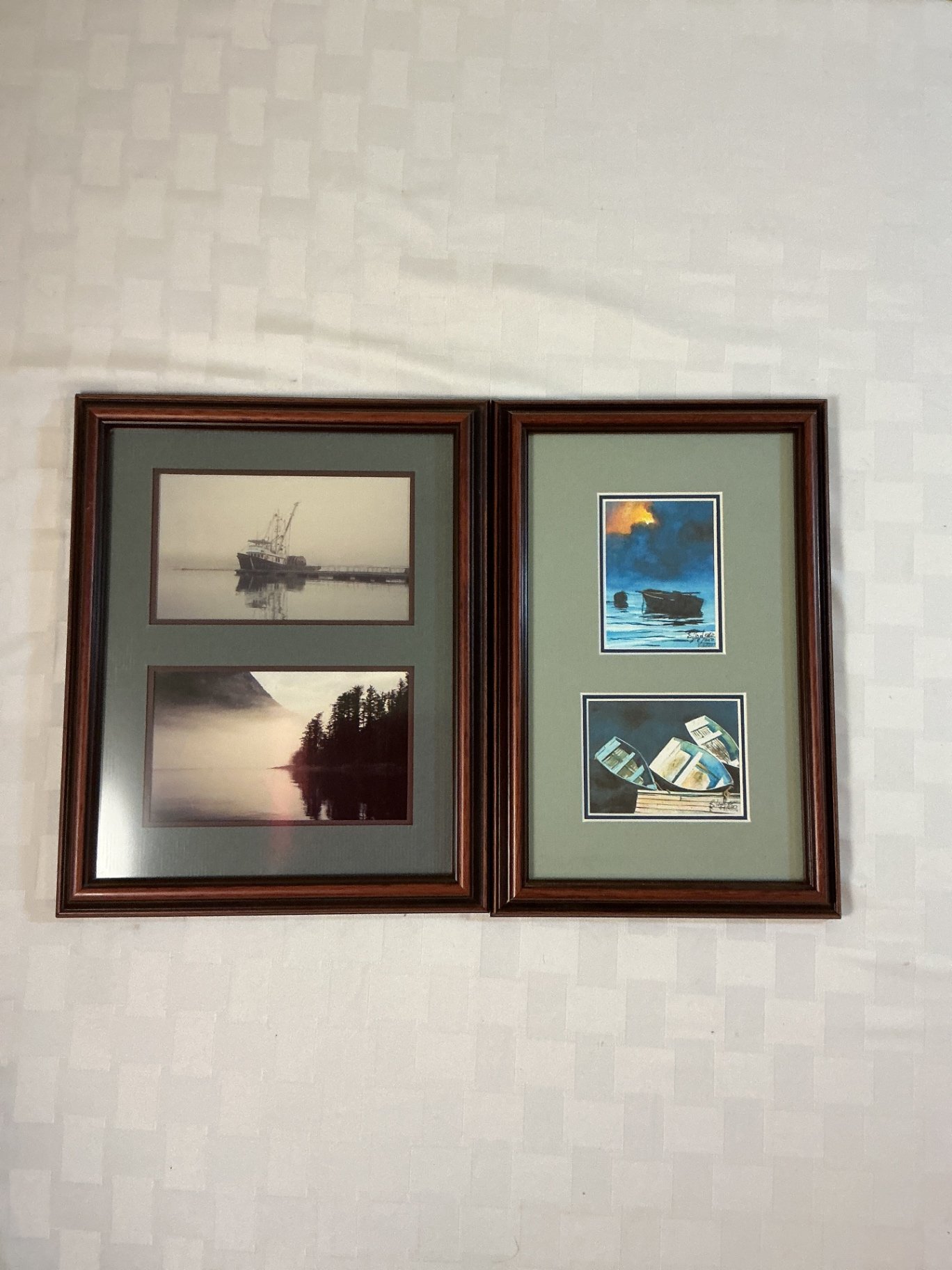 Seaside boat and coastlined framed prints collection - image 3 of 5