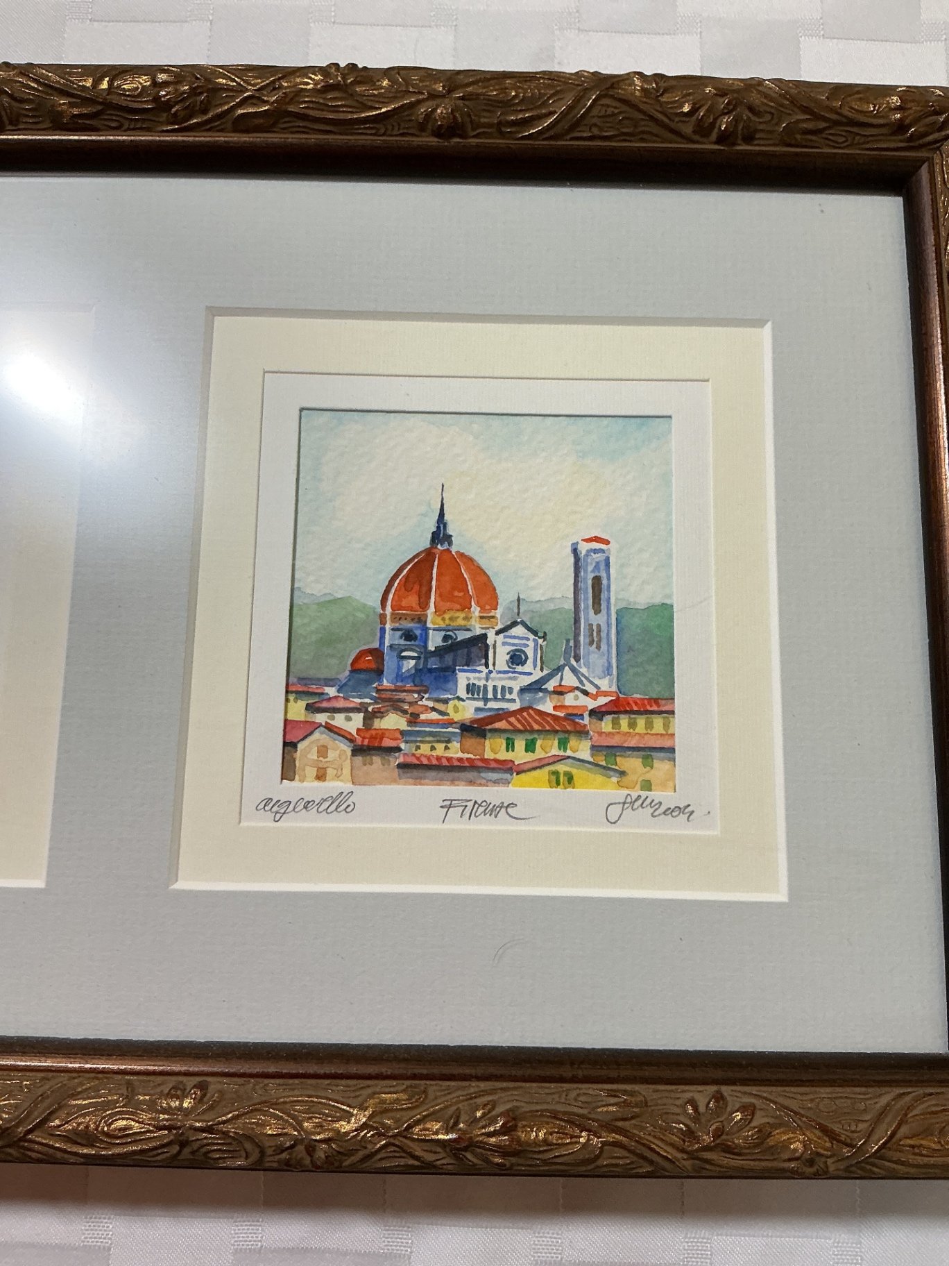 Framed print map of Venice and Original Artwork of Venice - image 11 of 12