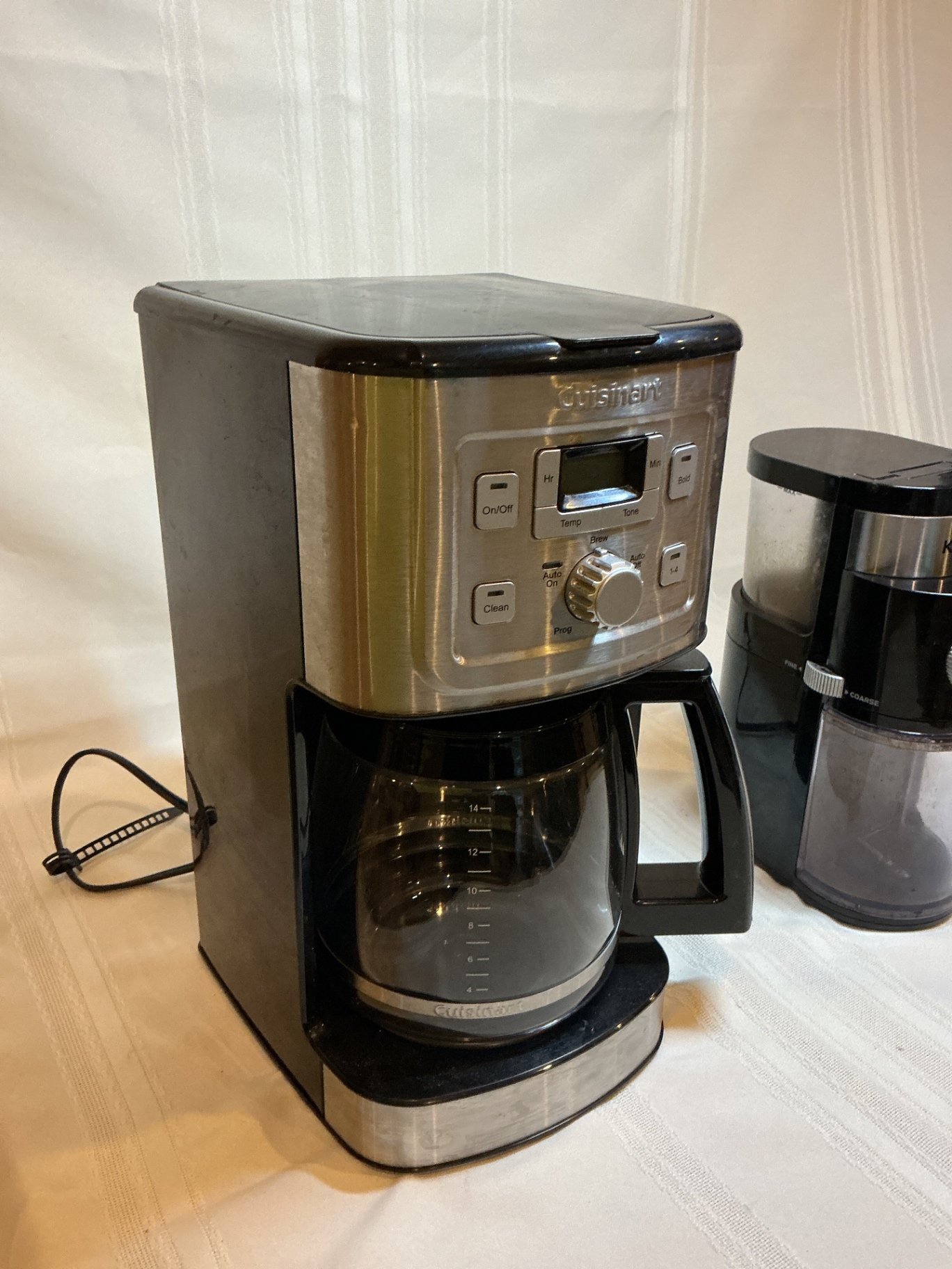Cuisinart coffee maker and Krups coffee grinder - image 2 of 3