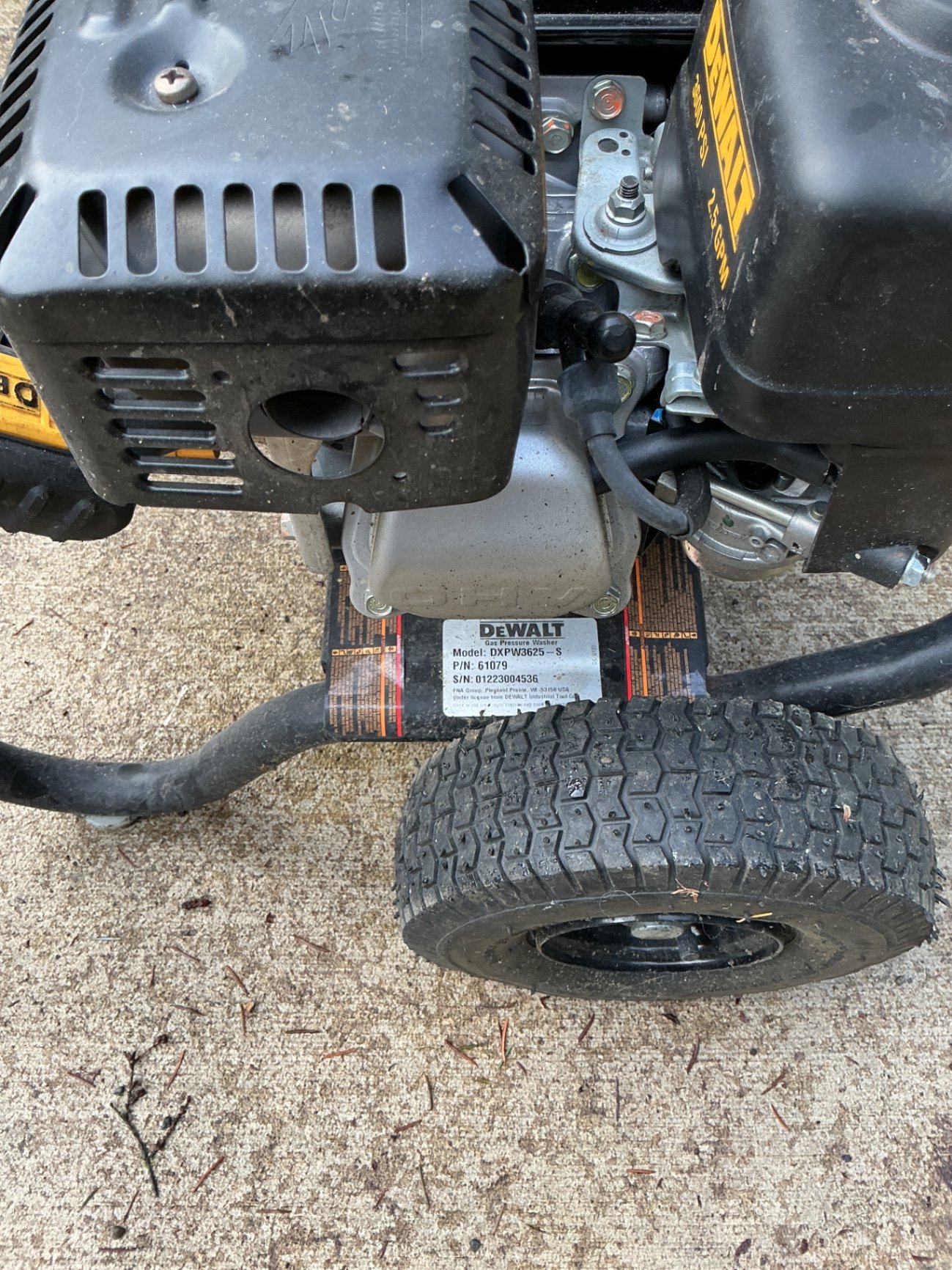 DeWALT 3600 PSI Portable Gas-Powered Pressure Washer - image 3 of 4