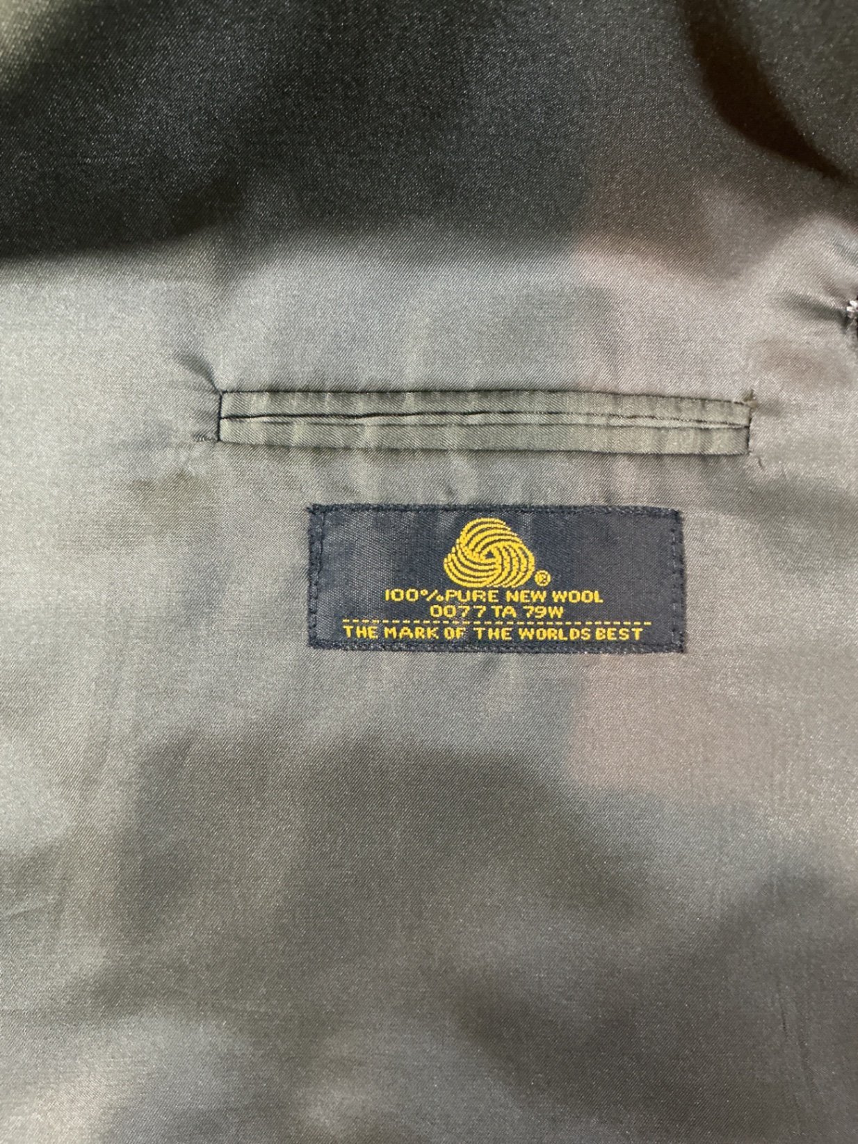 Men's Gray Wool Suit Jacket, Trousers and Ties - image 4 of 9