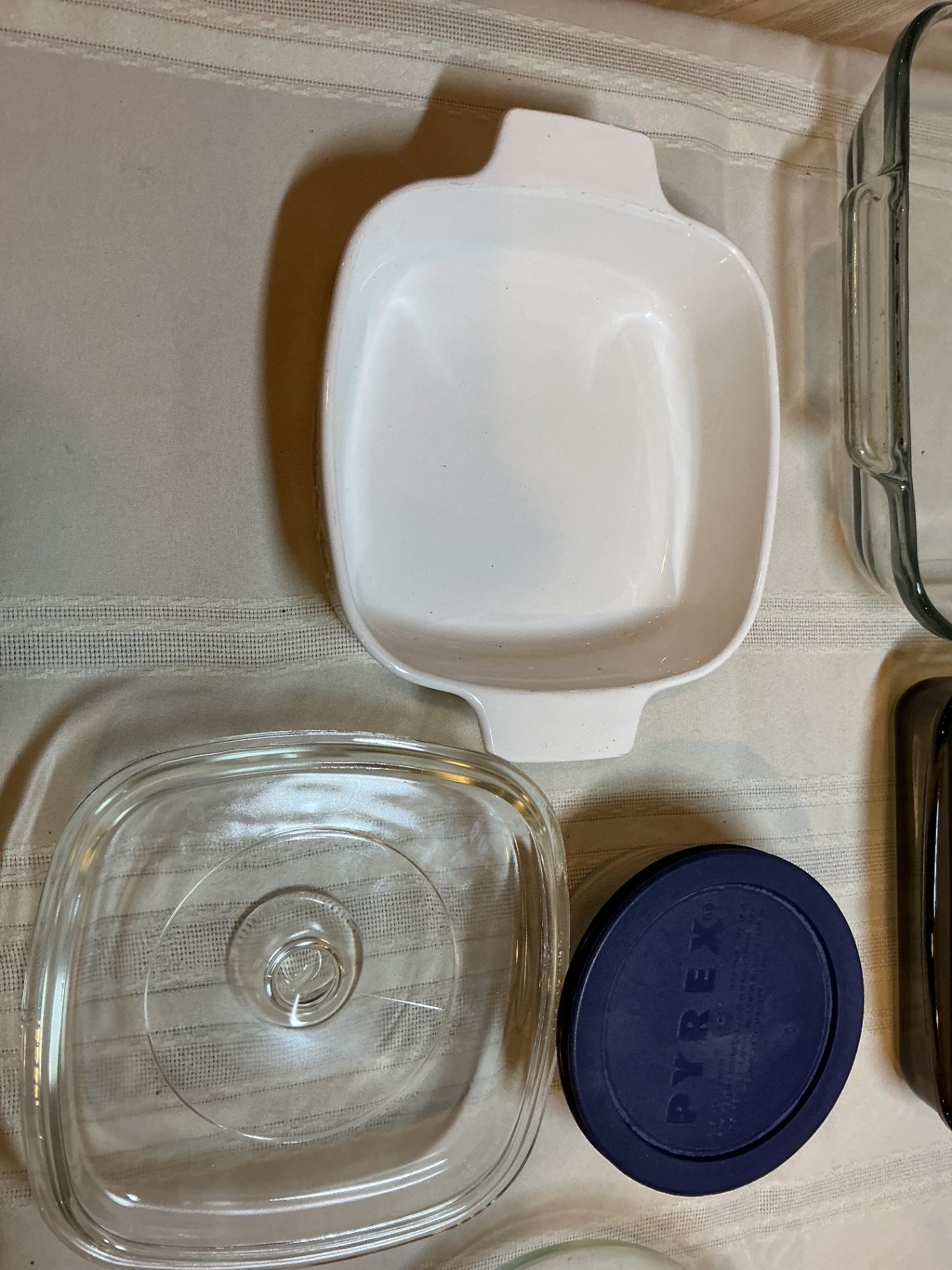 Glass bakeware and containers set, Corningware, Pyrex - image 3 of 8