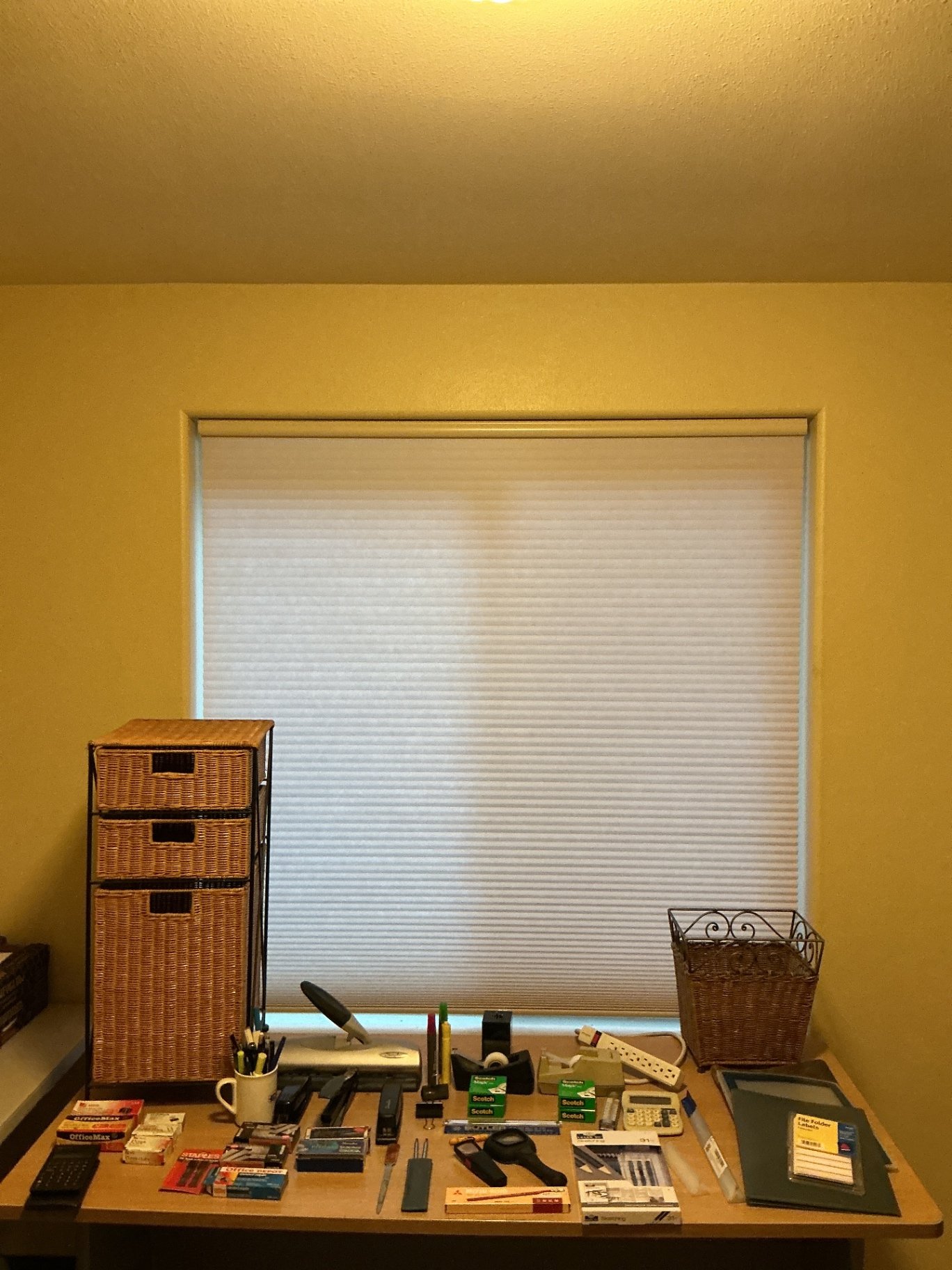 Assorted Office Supplies and Storage Organizer - image 1 of 4