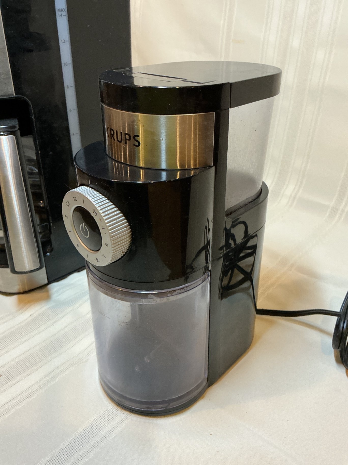 Cuisinart coffee maker and Krups coffee grinder - image 3 of 3