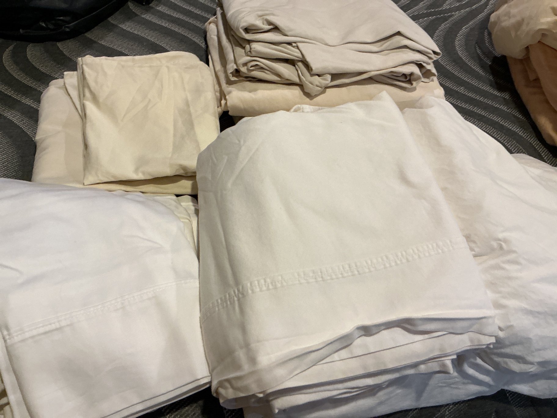 Wooden four-poster king canopy bed with carved headboard - image 6 of 9