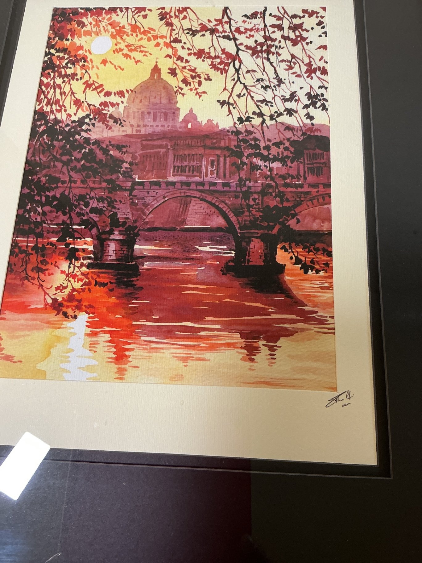 Signed Artwork depicting Italy, notably Rome - image 3 of 8