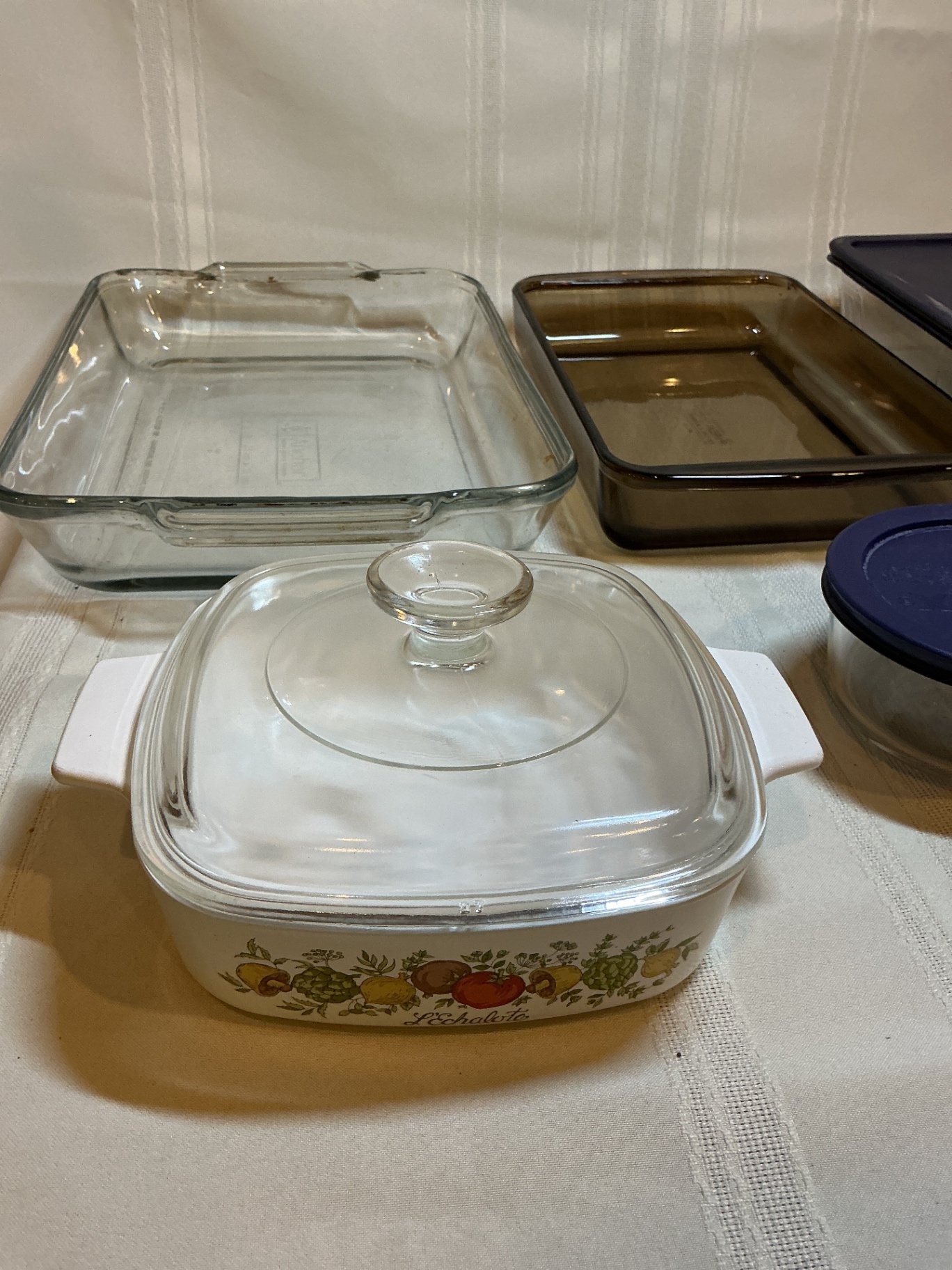 Glass bakeware and containers set, Corningware, Pyrex - image 2 of 8
